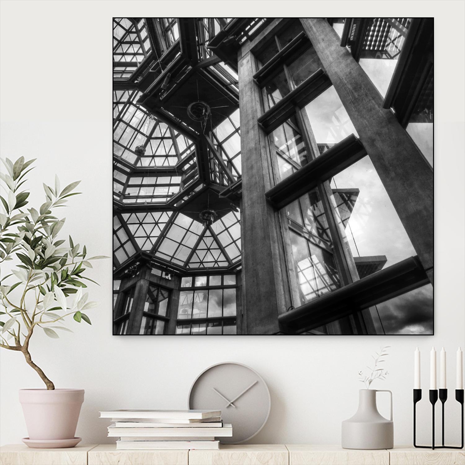 Urban line X by Jean-François Dupuis on GIANT ART - white architectural