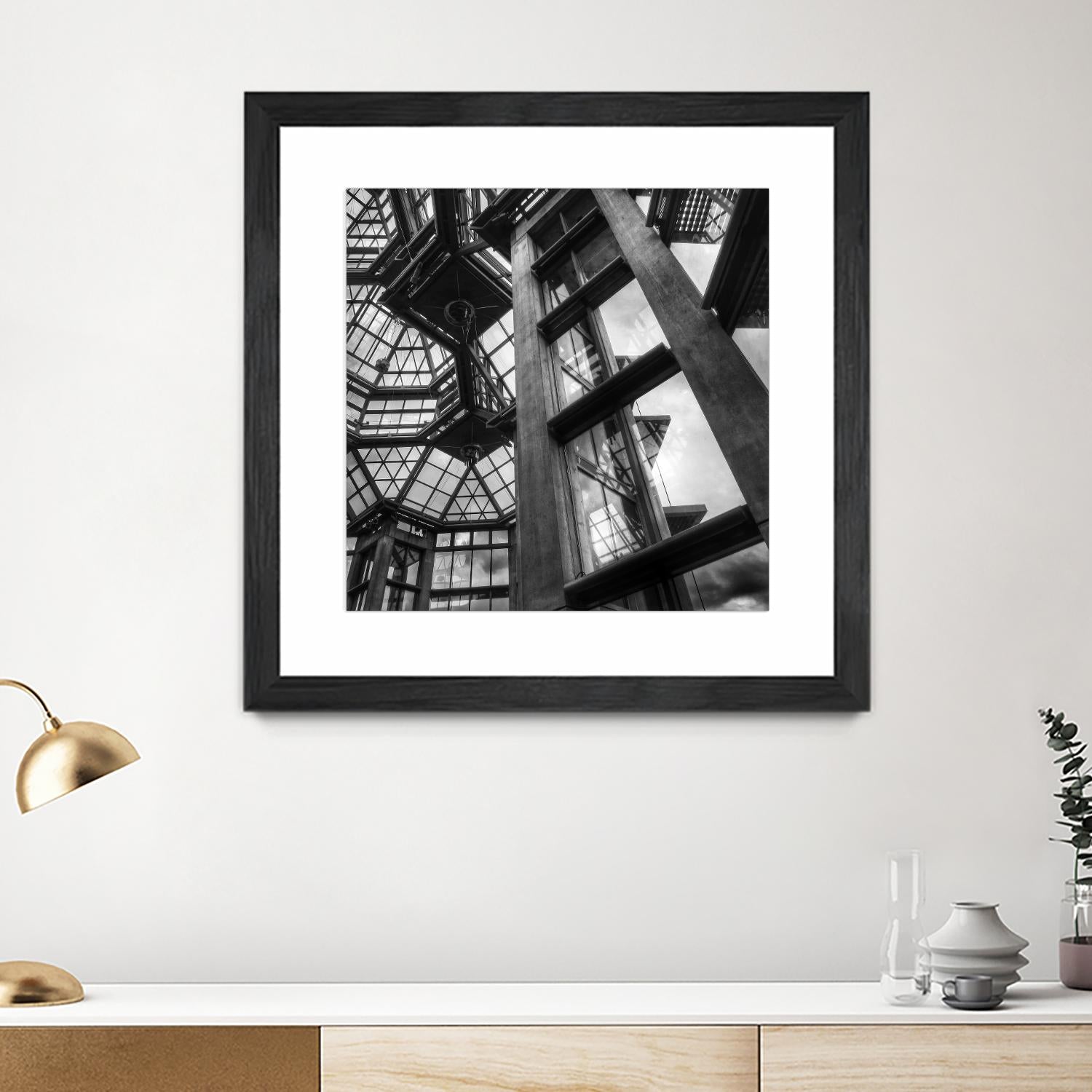 Urban line X by Jean-François Dupuis on GIANT ART - white architectural