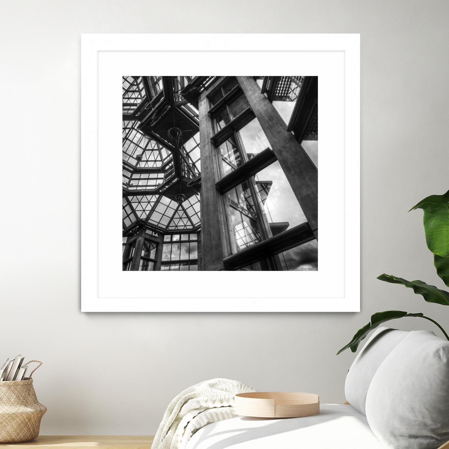 Urban line X by Jean-François Dupuis on GIANT ART - white architectural