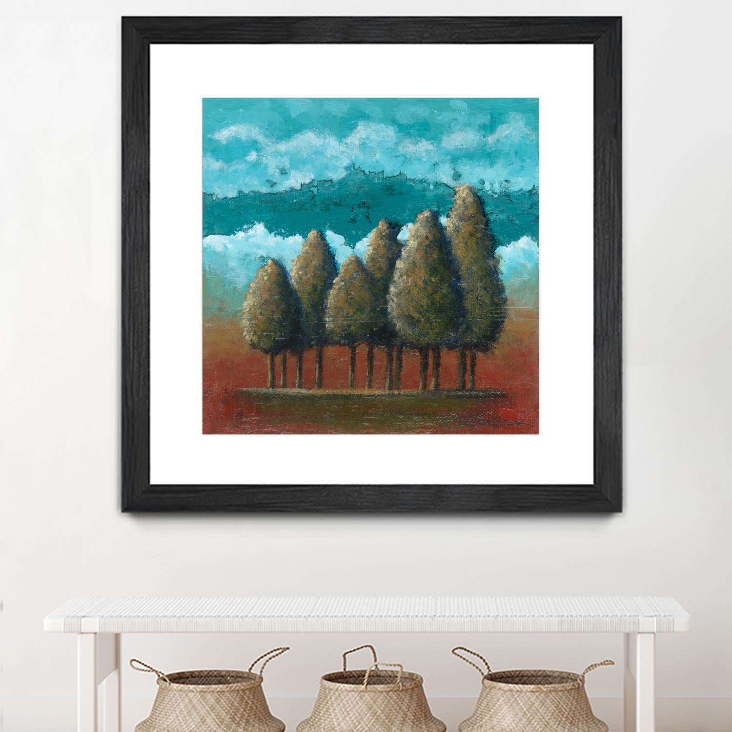 18 juillet 2014 by Marie Claprood on GIANT ART - blue trees