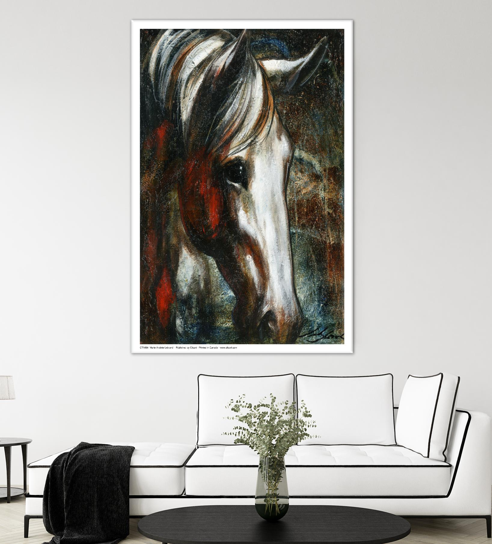 Little White Angel by Marie Andrée Leblond on GIANT ART - red animals