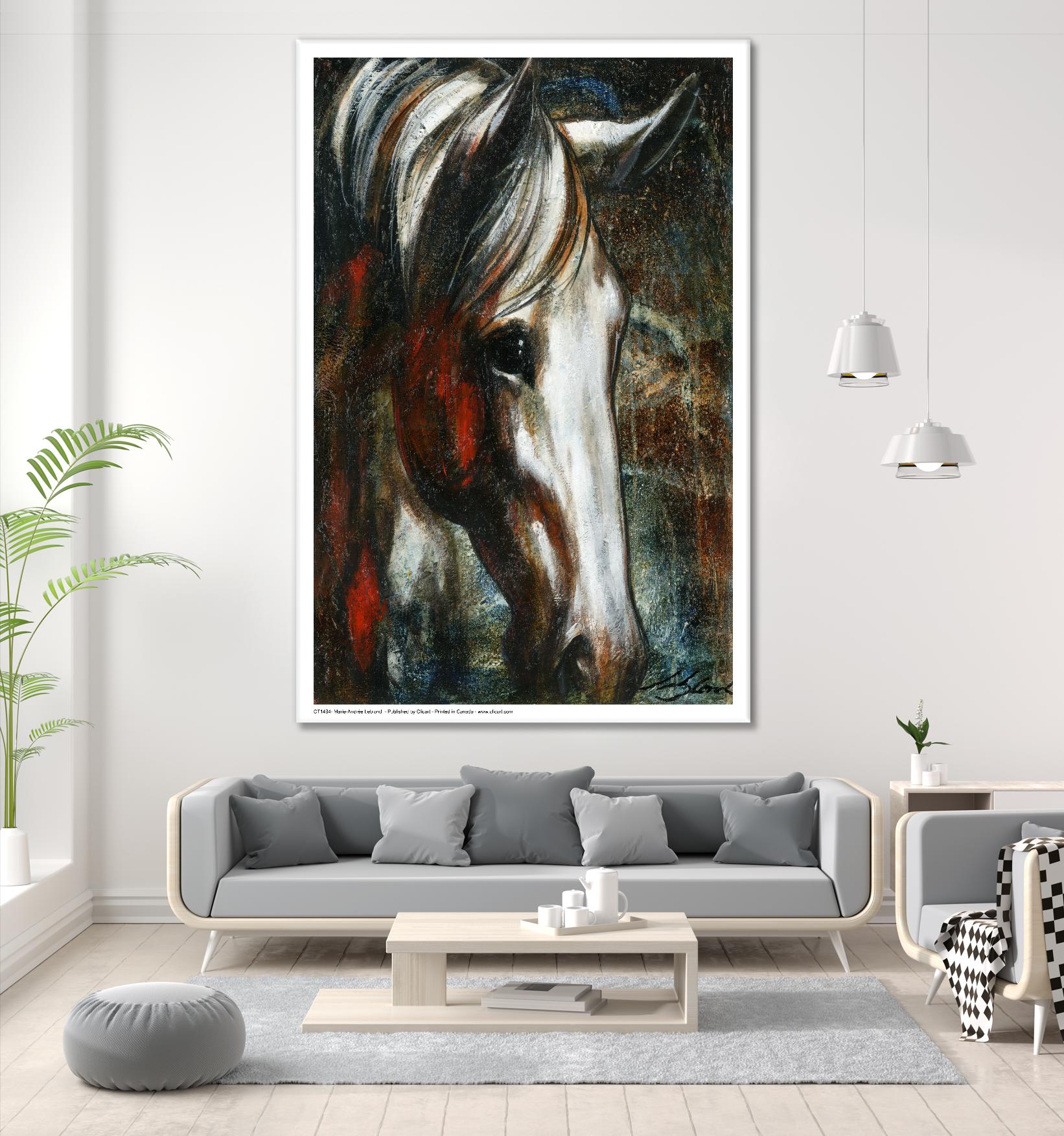 Little White Angel by Marie Andrée Leblond on GIANT ART - red animals