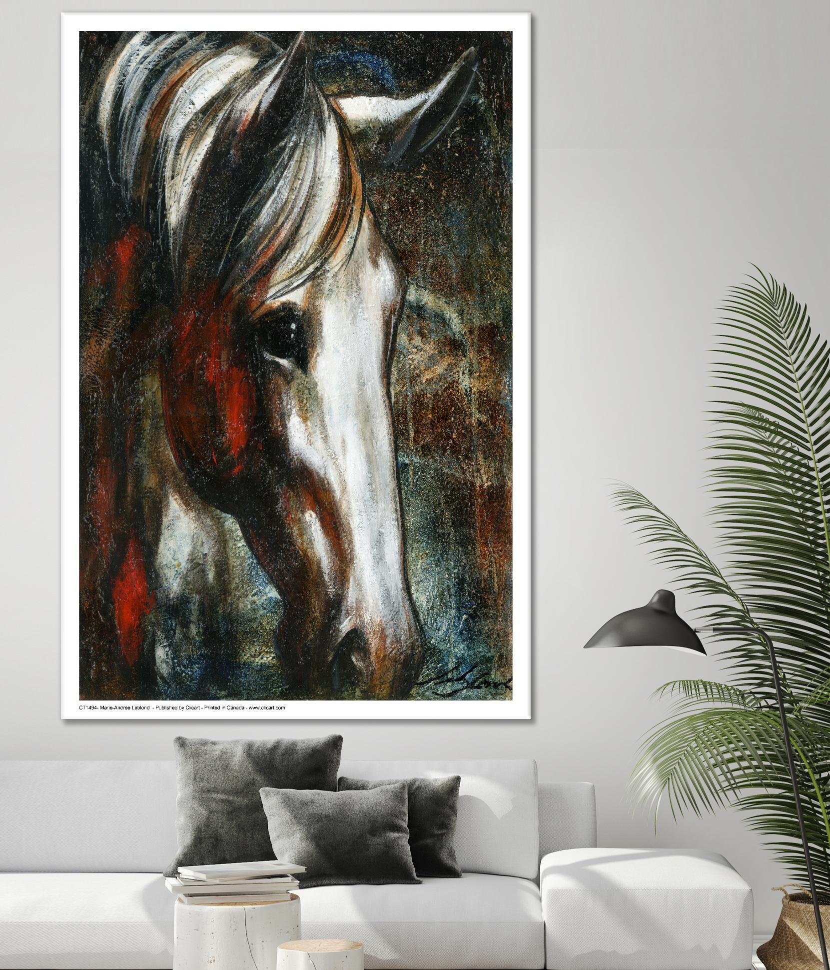 Little White Angel by Marie Andrée Leblond on GIANT ART - red animals