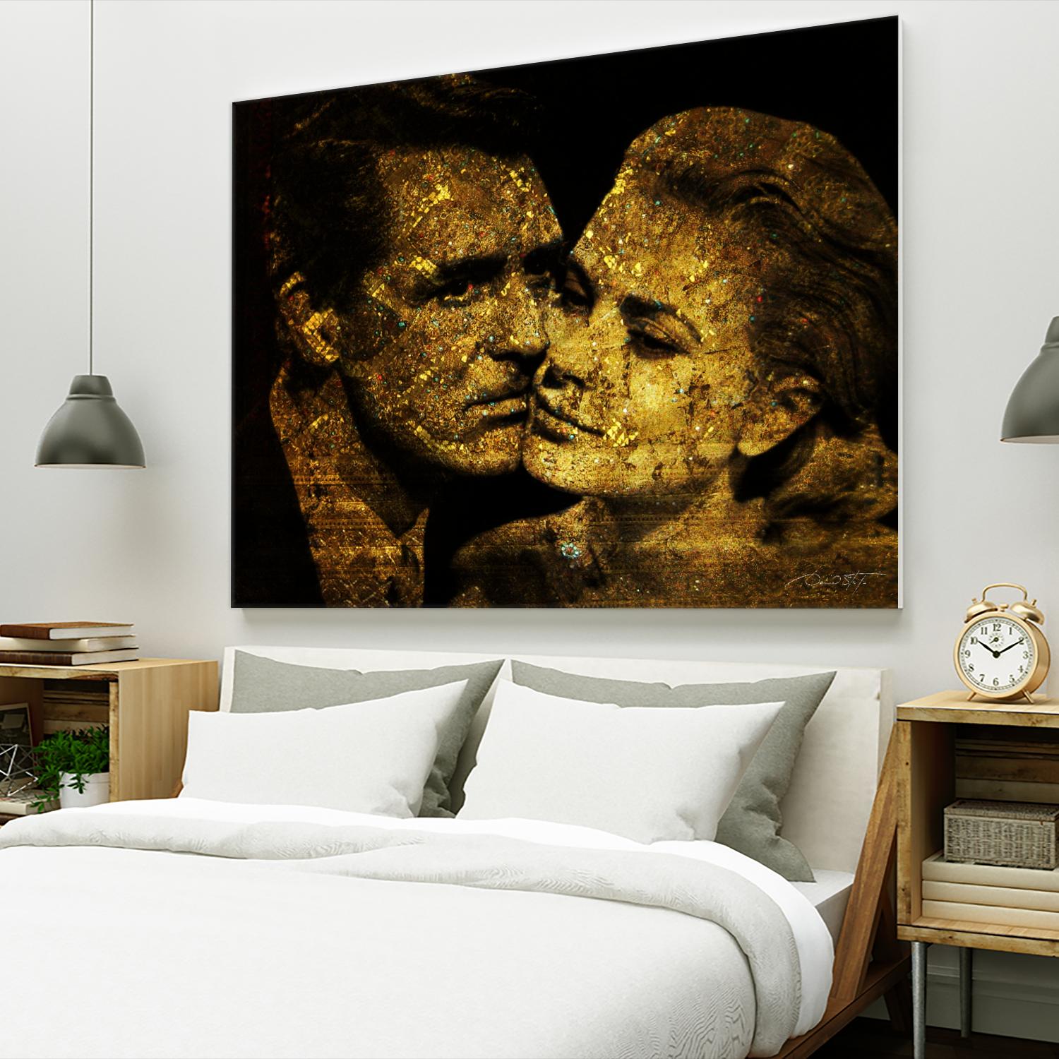 Cary Grant Grace Kelly - To Catch a Thief by Daniel Stanford on GIANT ART - black photo art