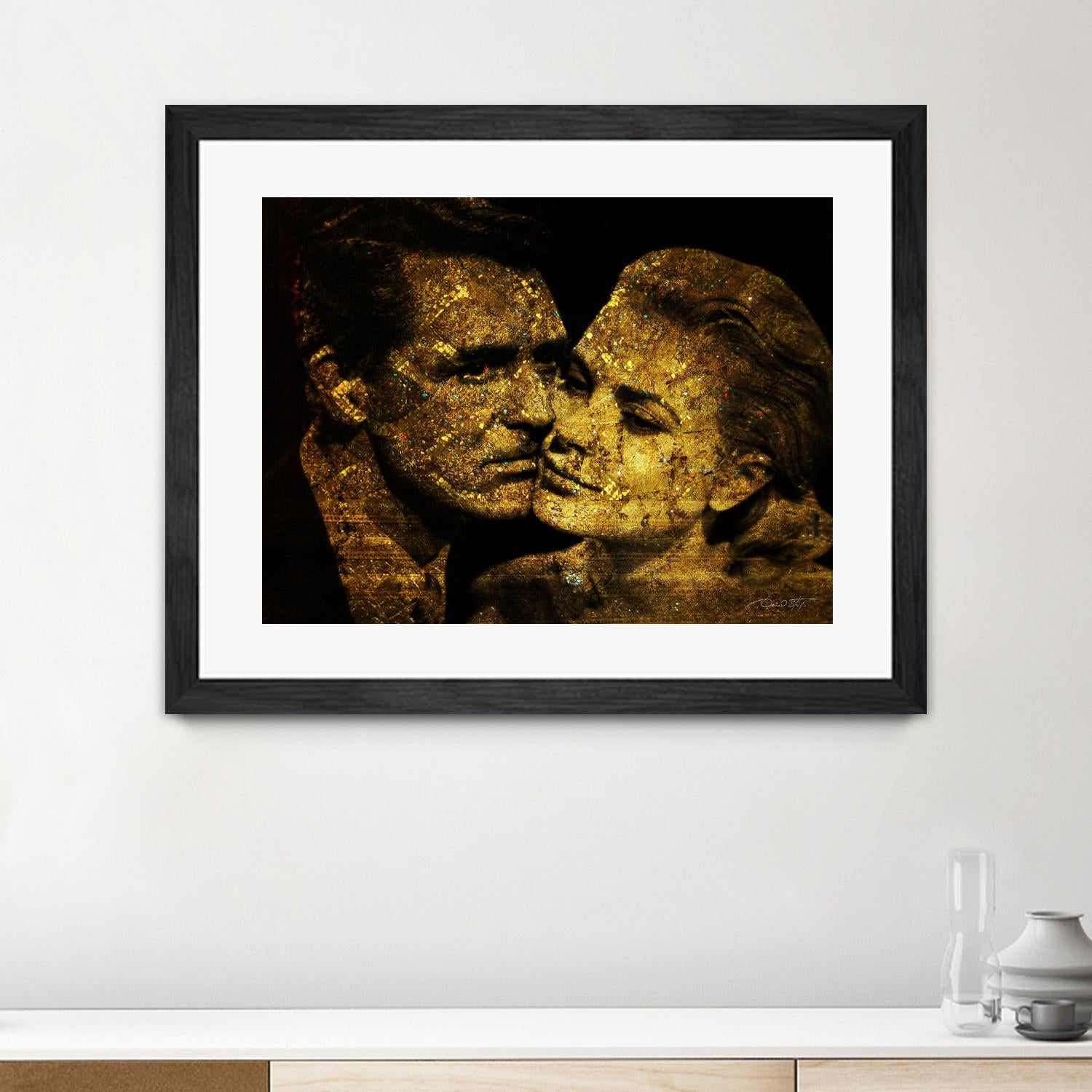 Cary Grant Grace Kelly - To Catch a Thief by Daniel Stanford on GIANT ART - black photo art