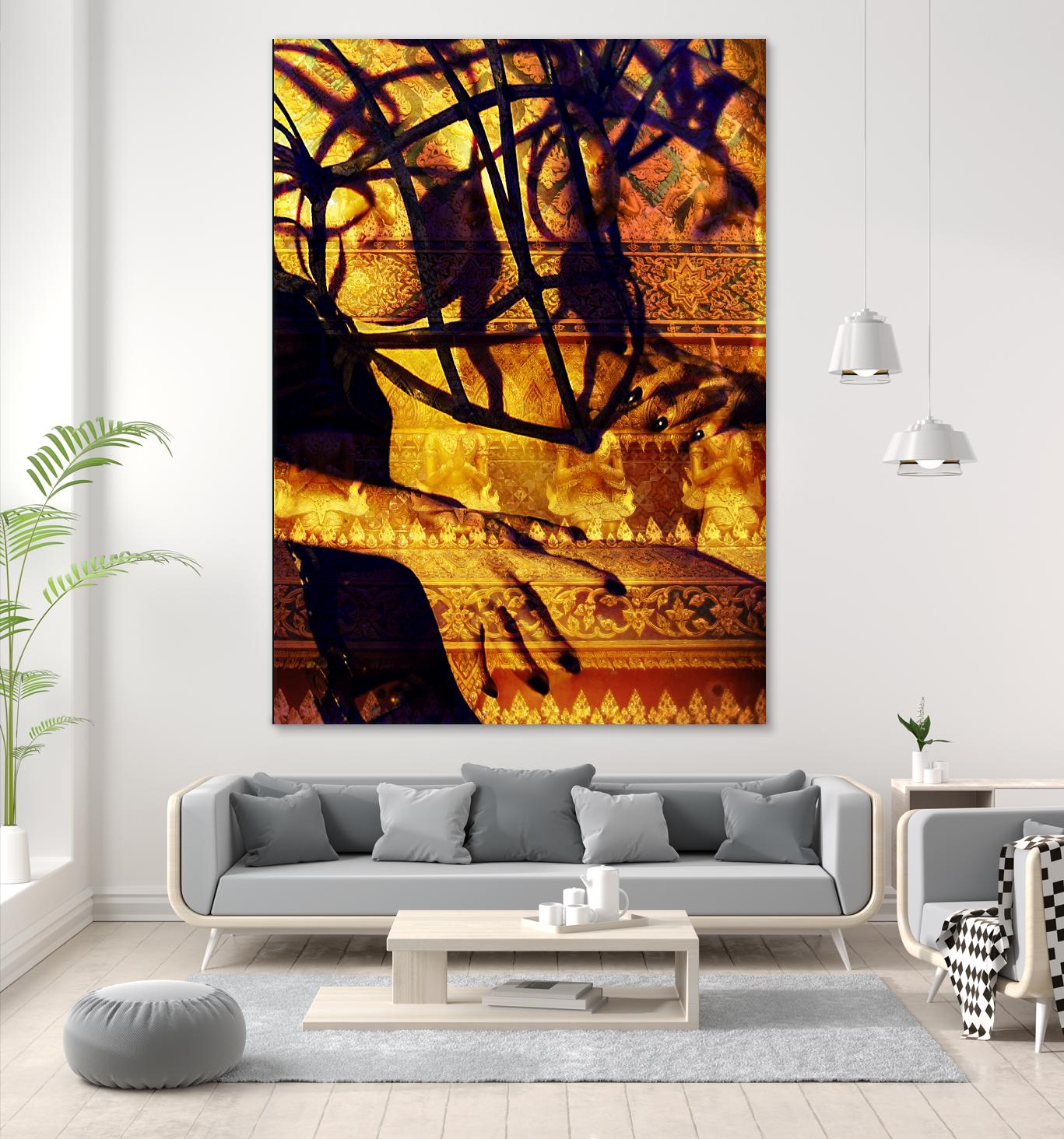 Body Temple Gold by Daniel Stanford on GIANT ART - black photo art