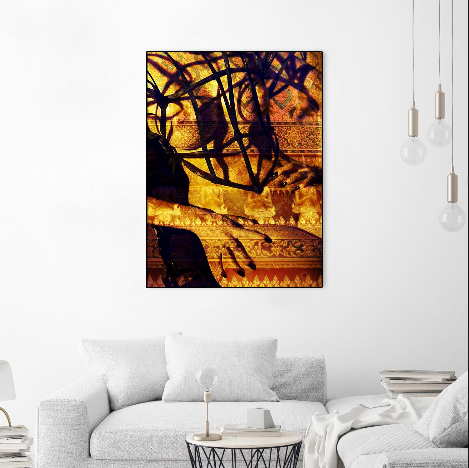 Body Temple Gold by Daniel Stanford on GIANT ART - black photo art