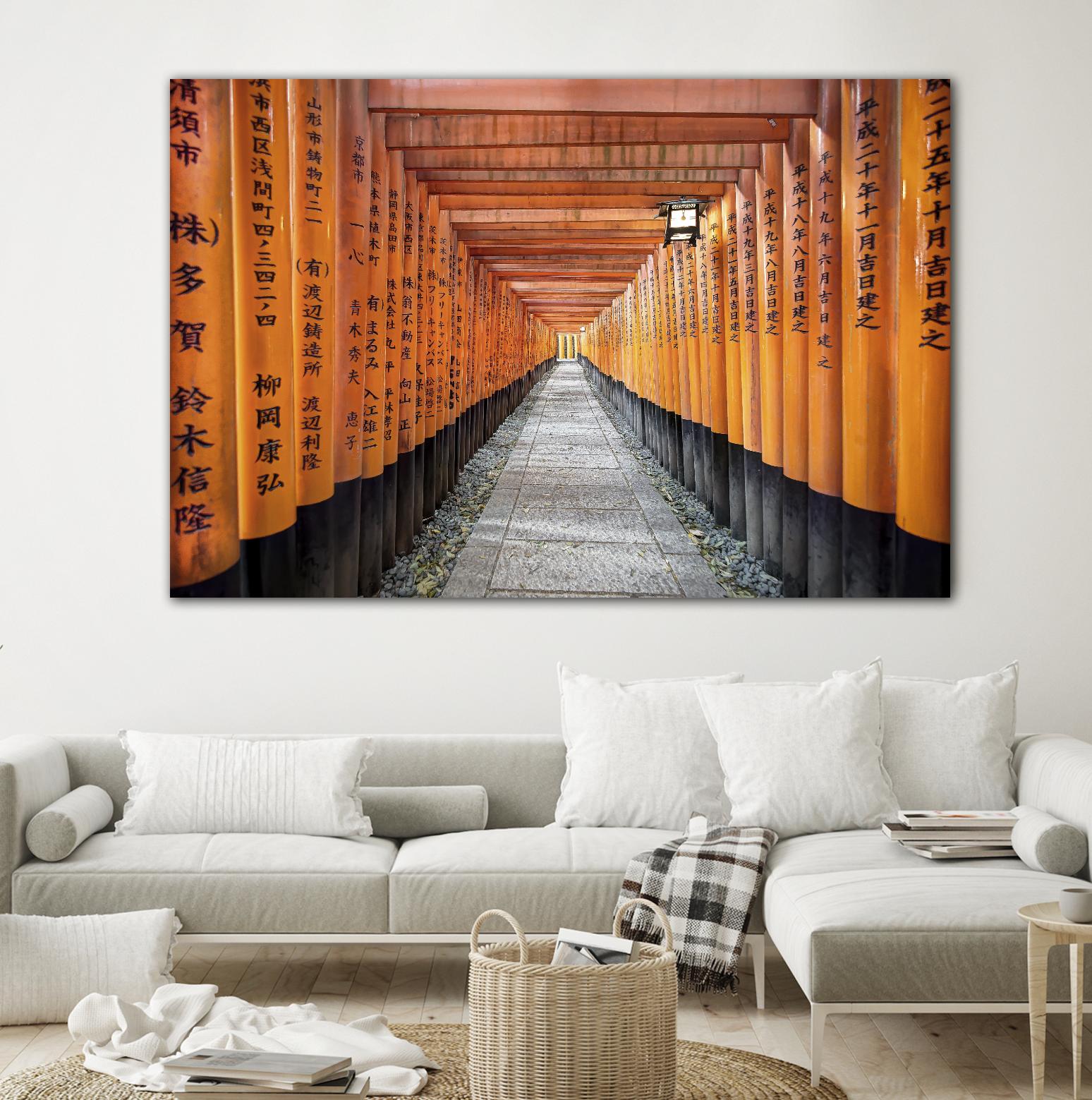 Fushimi Inari Shrine, Kyoto by Nick Jackson on GIANT ART - orange photo art