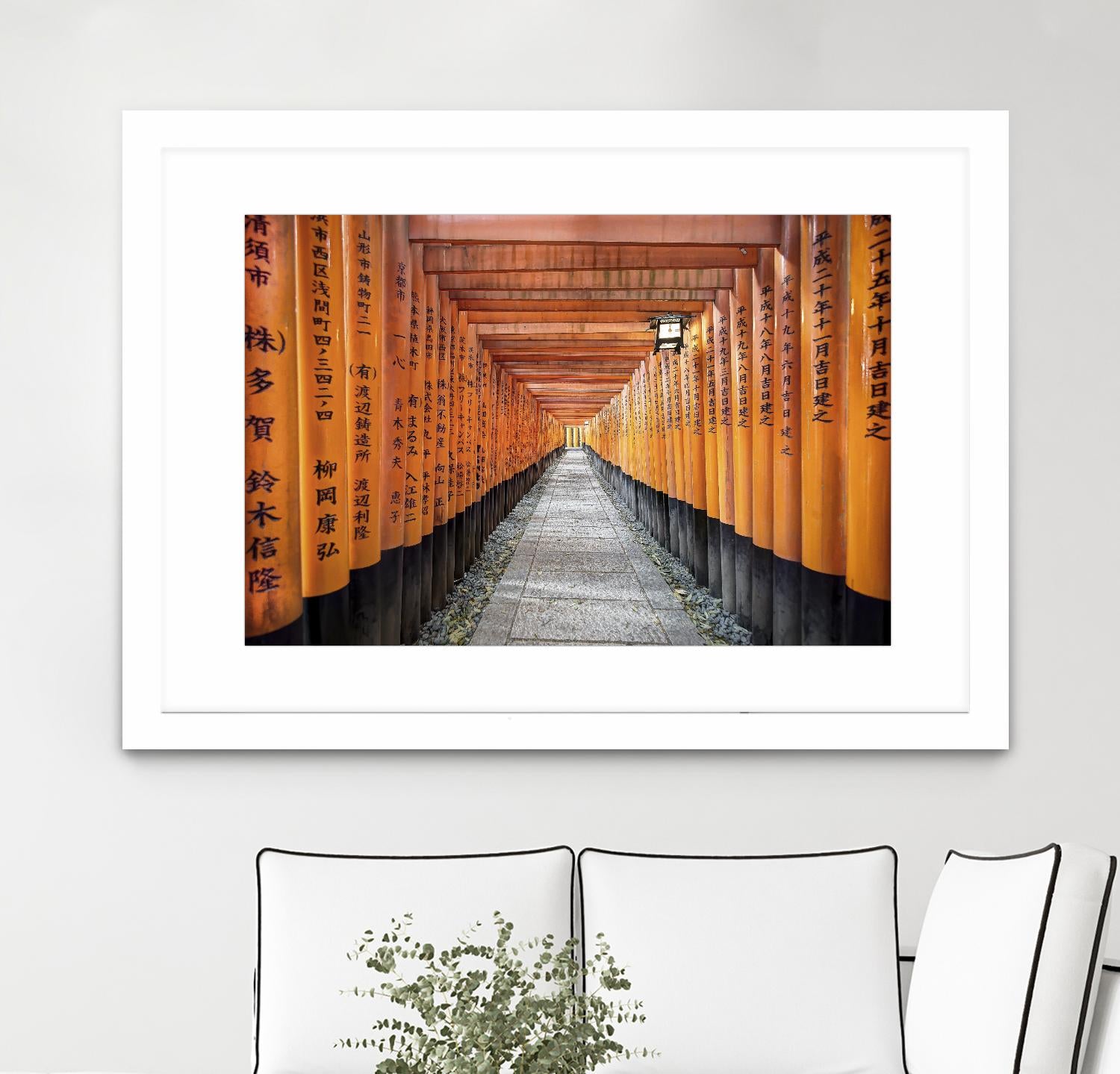 Fushimi Inari Shrine, Kyoto by Nick Jackson on GIANT ART - orange photo art