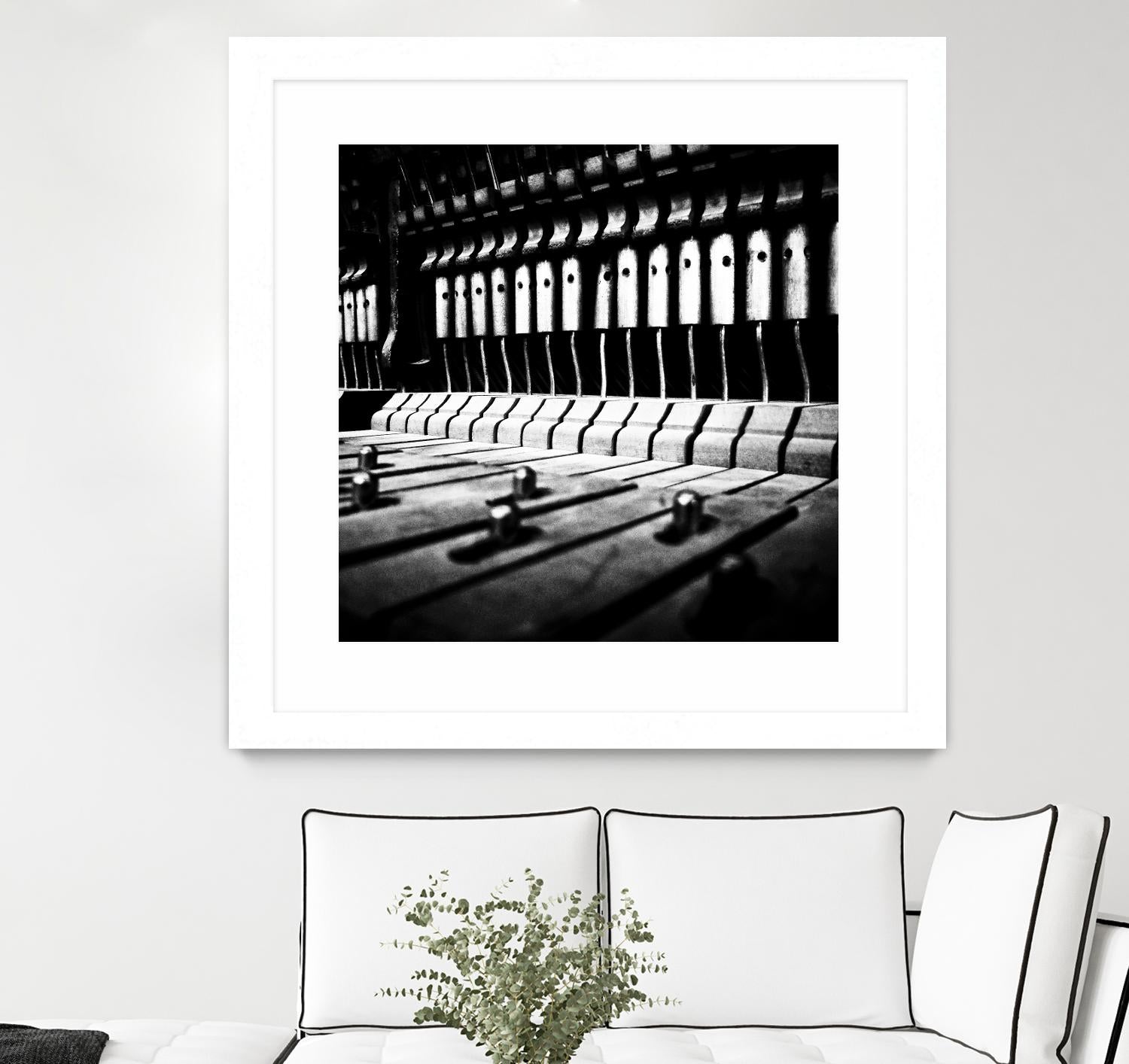 Piano VI by Jean-François Dupuis on GIANT ART - white black & white piano