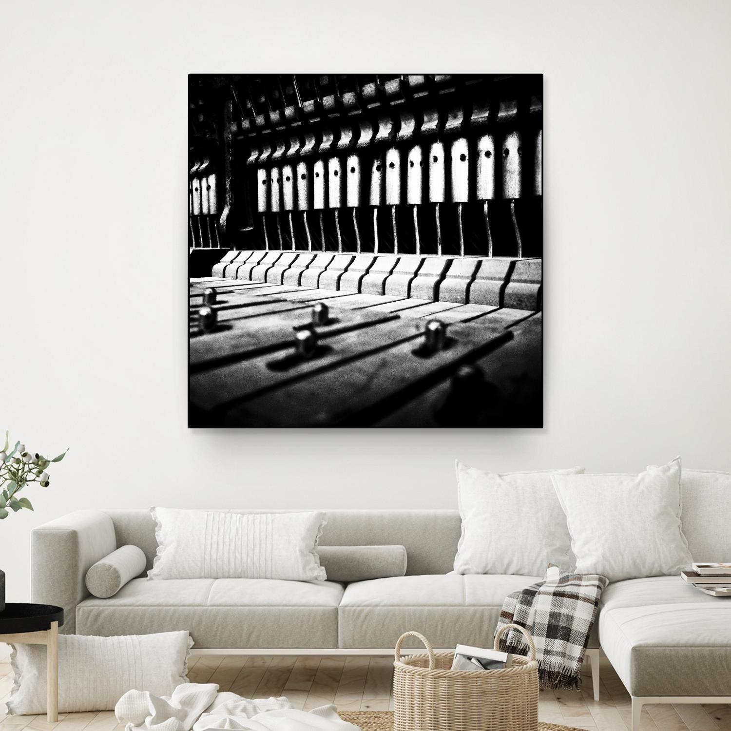 Piano VI by Jean-François Dupuis on GIANT ART - white black & white piano