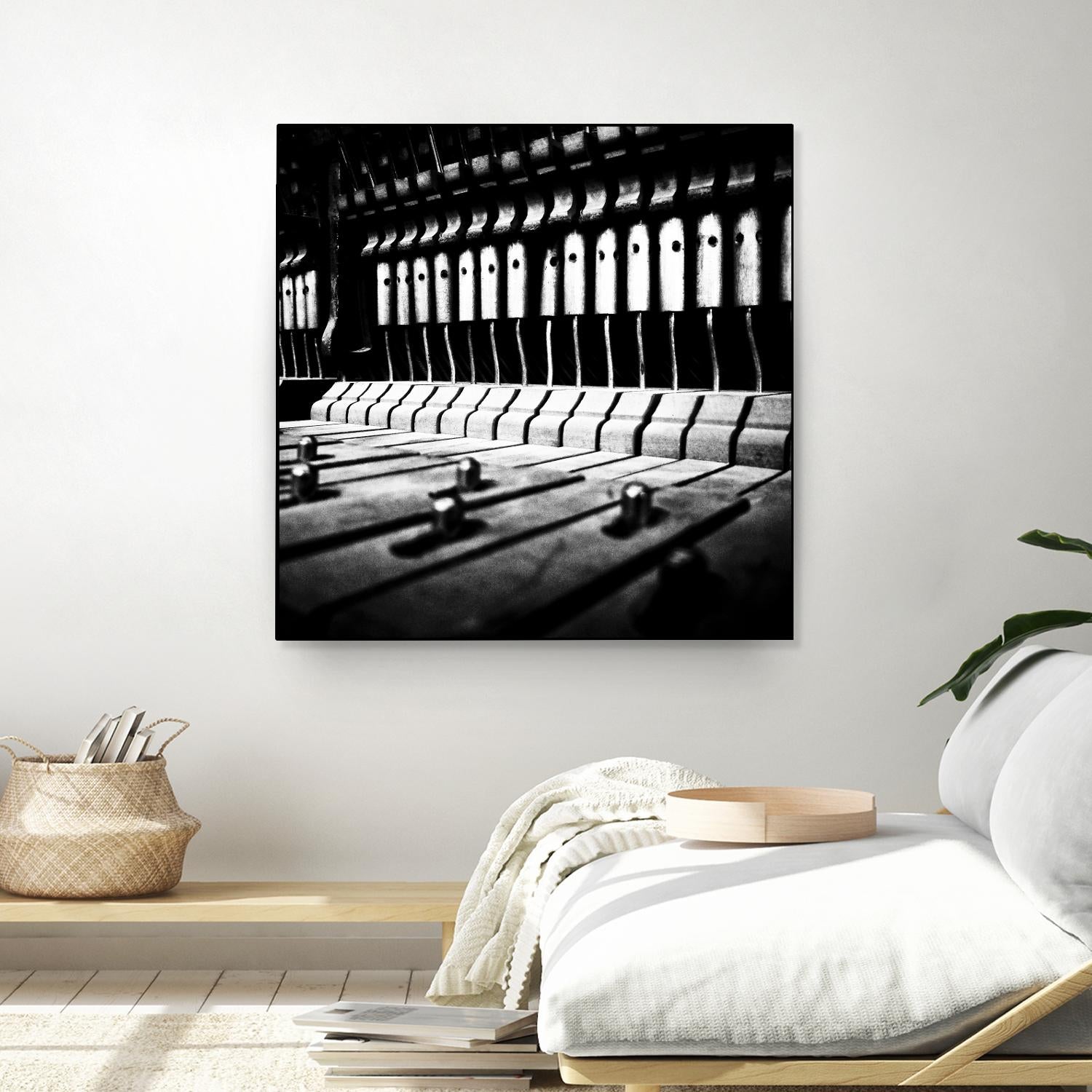 Piano VI by Jean-François Dupuis on GIANT ART - white black & white piano