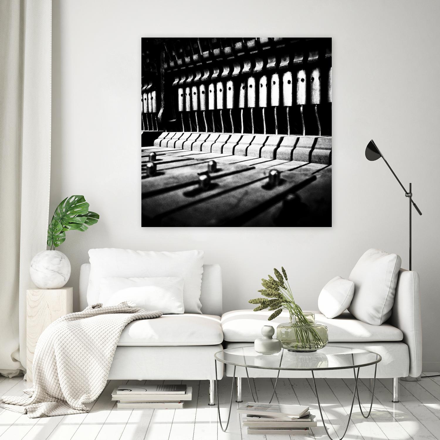 Piano VI by Jean-François Dupuis on GIANT ART - white black & white piano