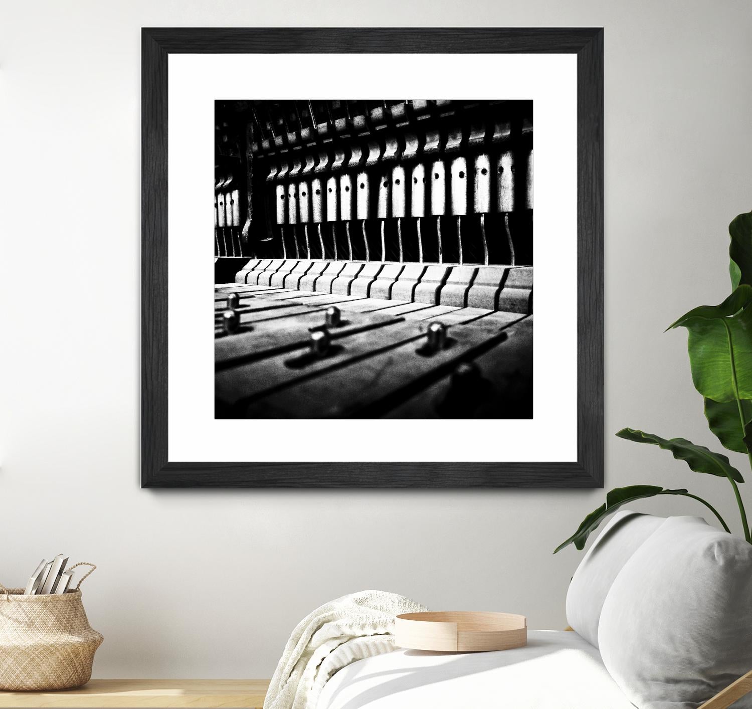 Piano VI by Jean-François Dupuis on GIANT ART - white black & white piano