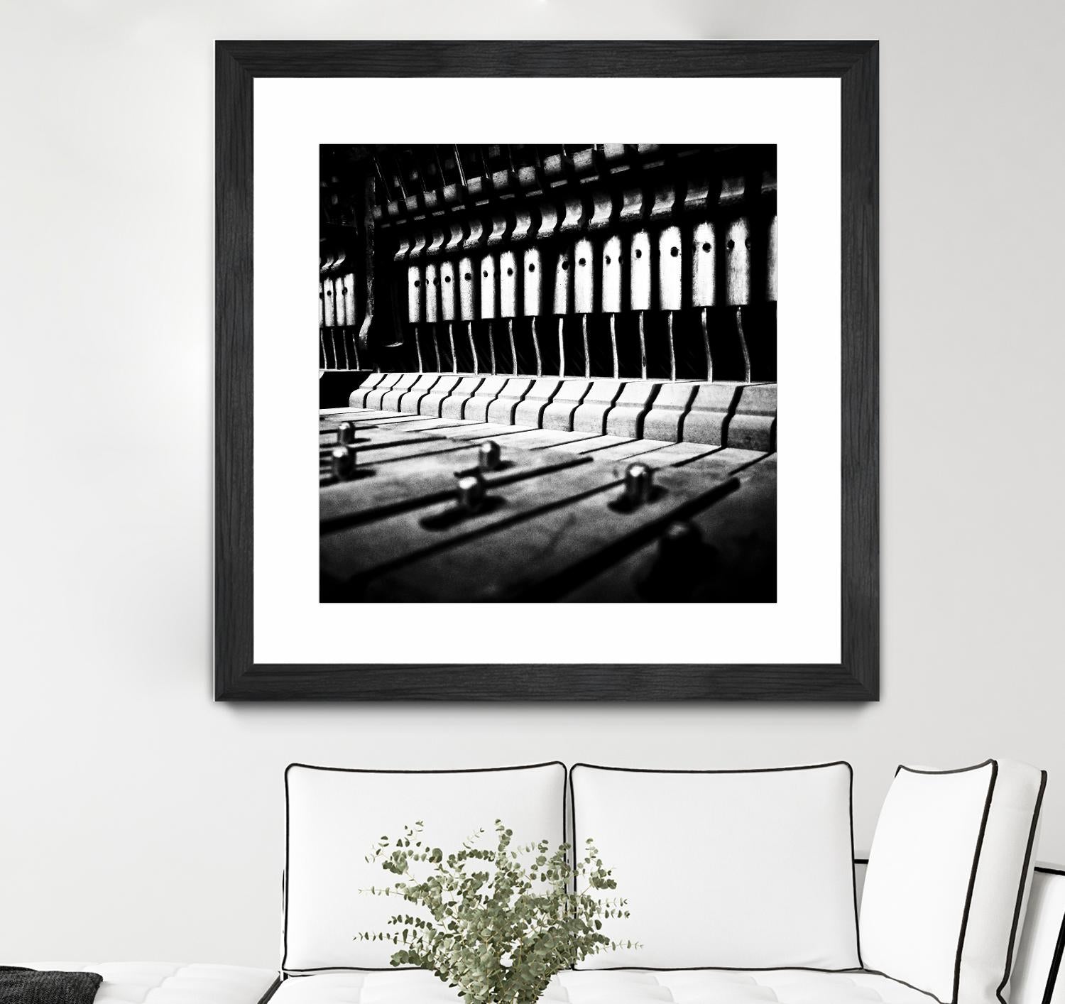 Piano VI by Jean-François Dupuis on GIANT ART - white black & white piano