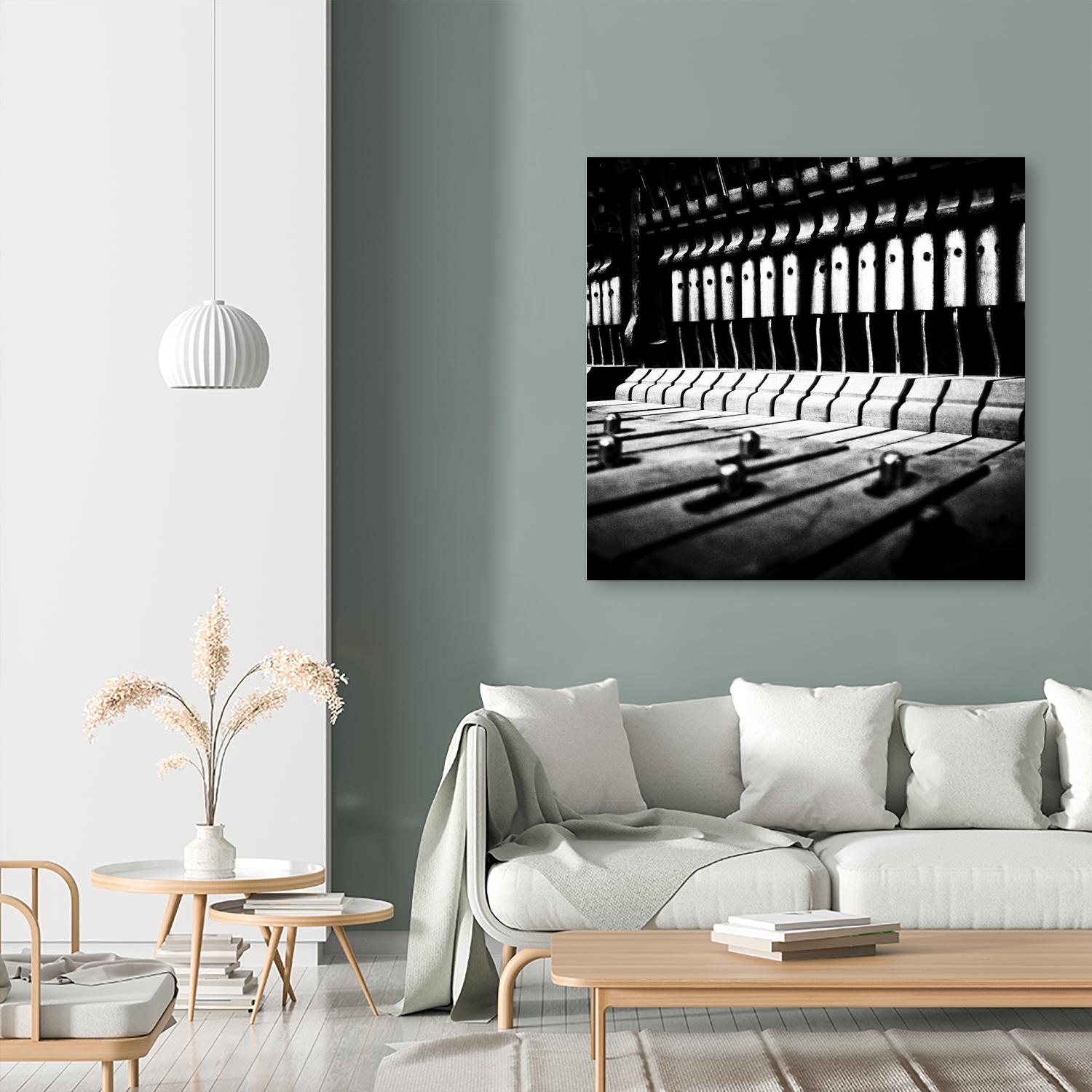 Piano VI by Jean-François Dupuis on GIANT ART - white black & white piano