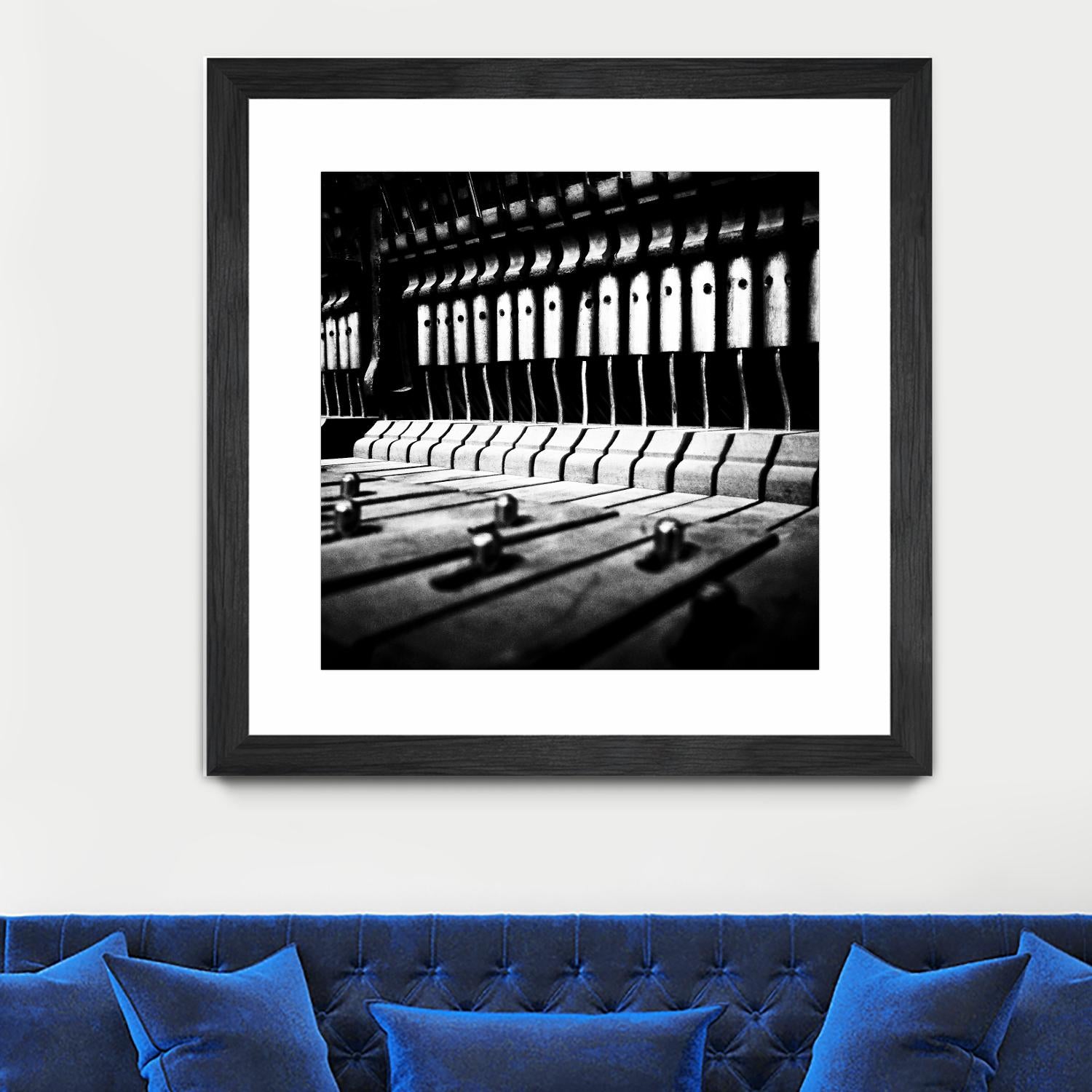 Piano VI by Jean-François Dupuis on GIANT ART - white black & white piano