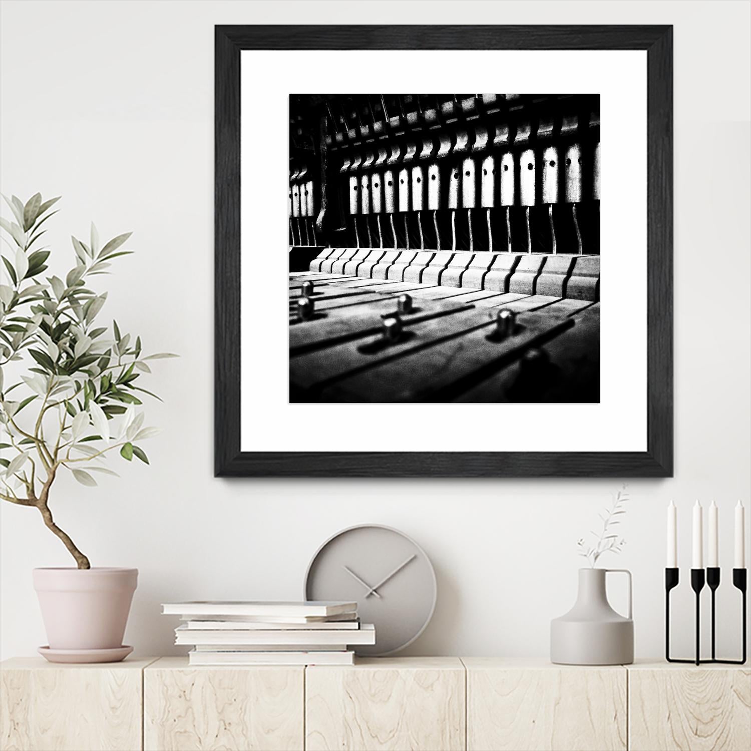 Piano VI by Jean-François Dupuis on GIANT ART - white black & white piano