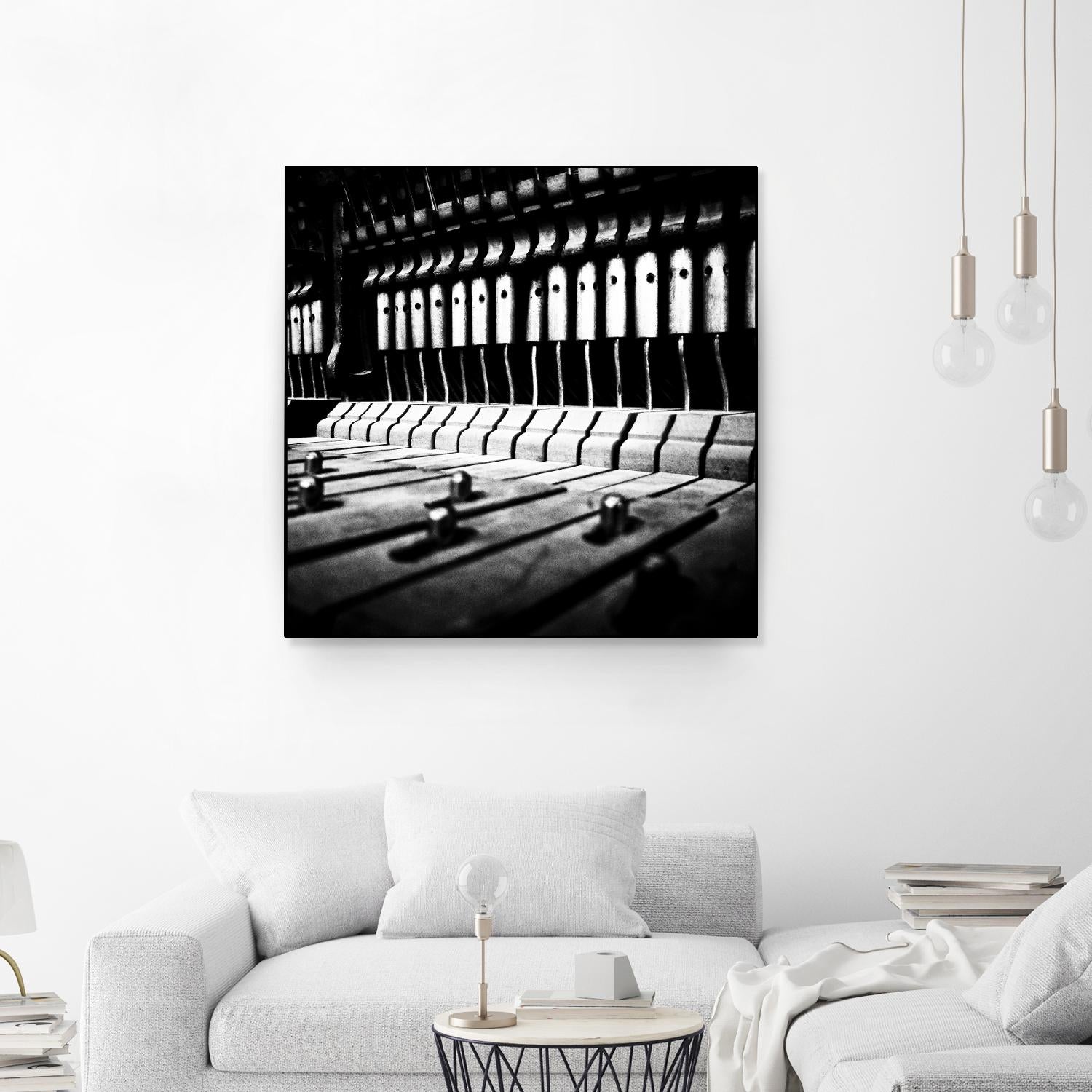 Piano VI by Jean-François Dupuis on GIANT ART - white black & white piano