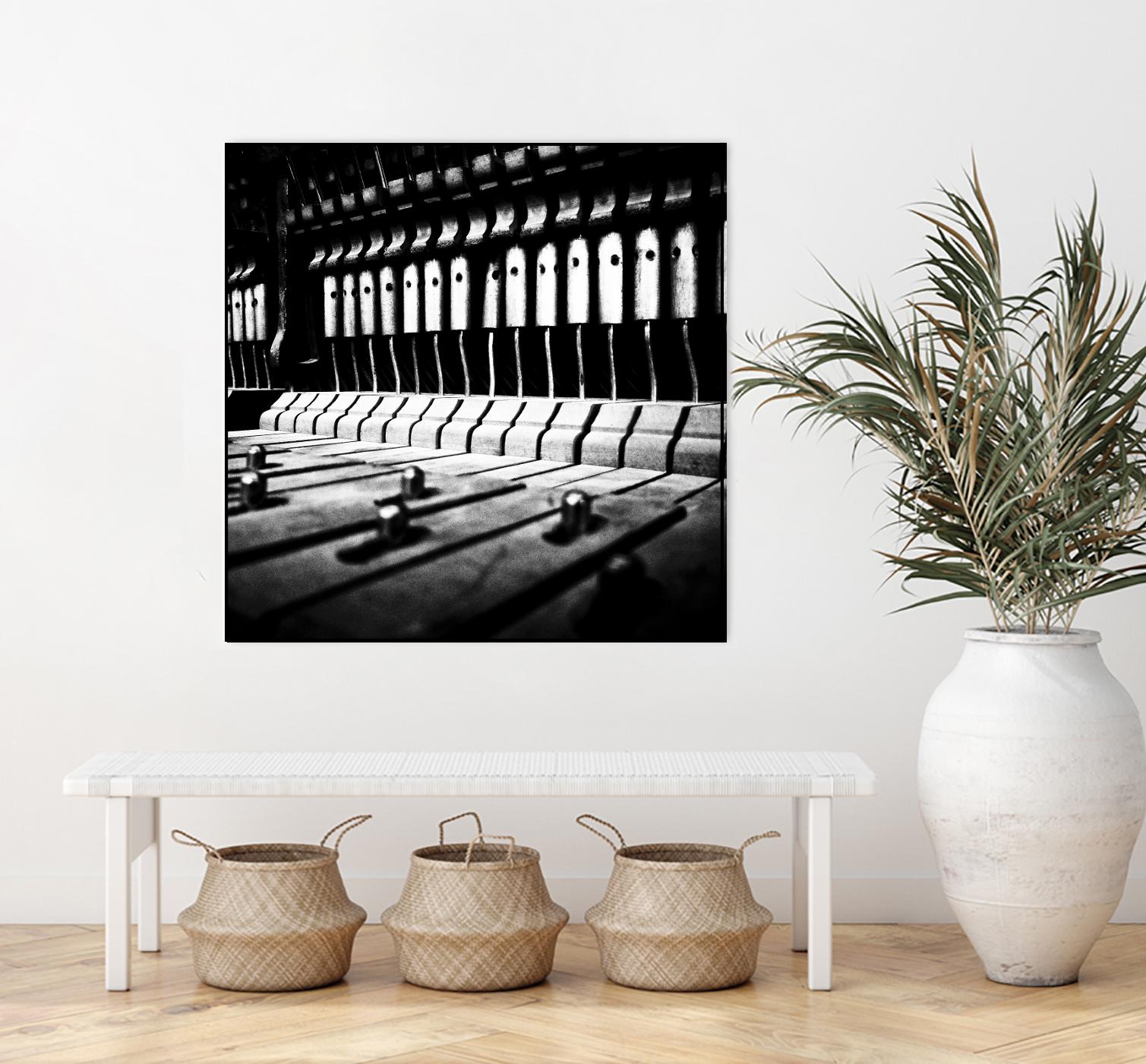 Piano VI by Jean-François Dupuis on GIANT ART - white black & white piano