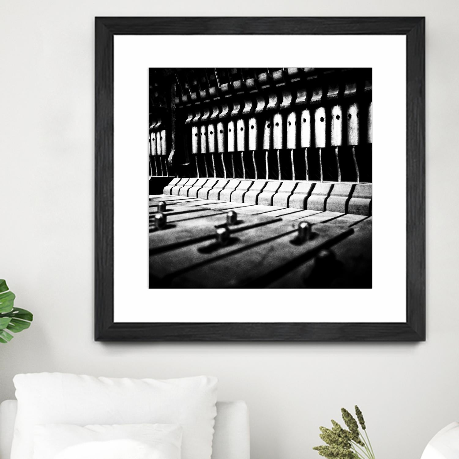 Piano VI by Jean-François Dupuis on GIANT ART - white black & white piano