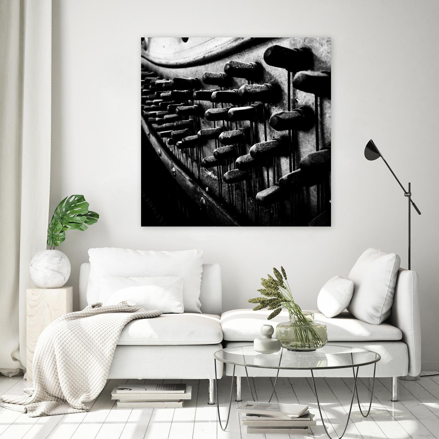 Piano IX by Jean-François Dupuis on GIANT ART - white black & white piano