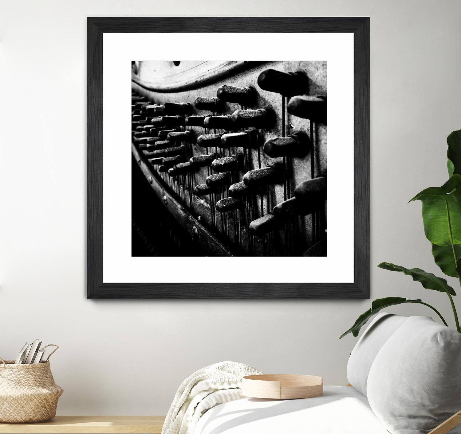 Piano IX by Jean-François Dupuis on GIANT ART - white black & white piano