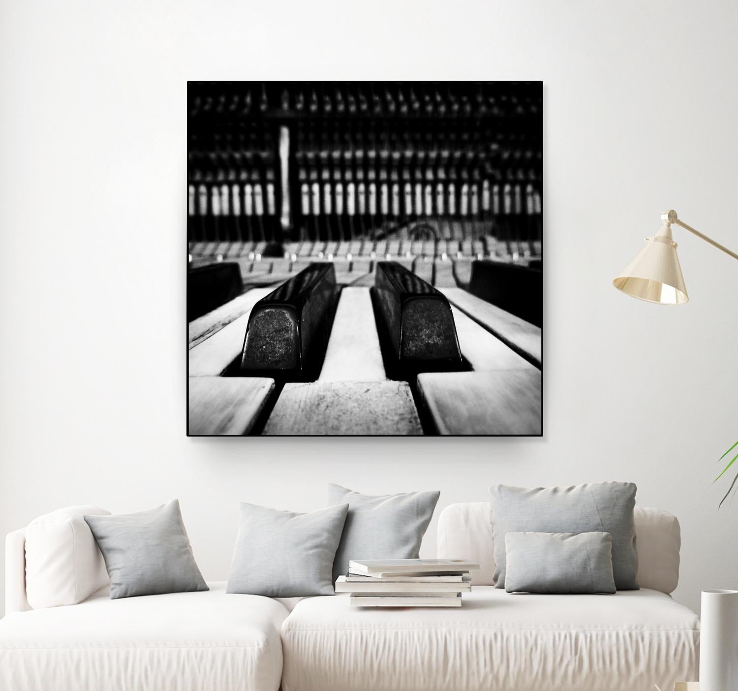 Piano XI by Jean-François Dupuis on GIANT ART - white black & white piano key