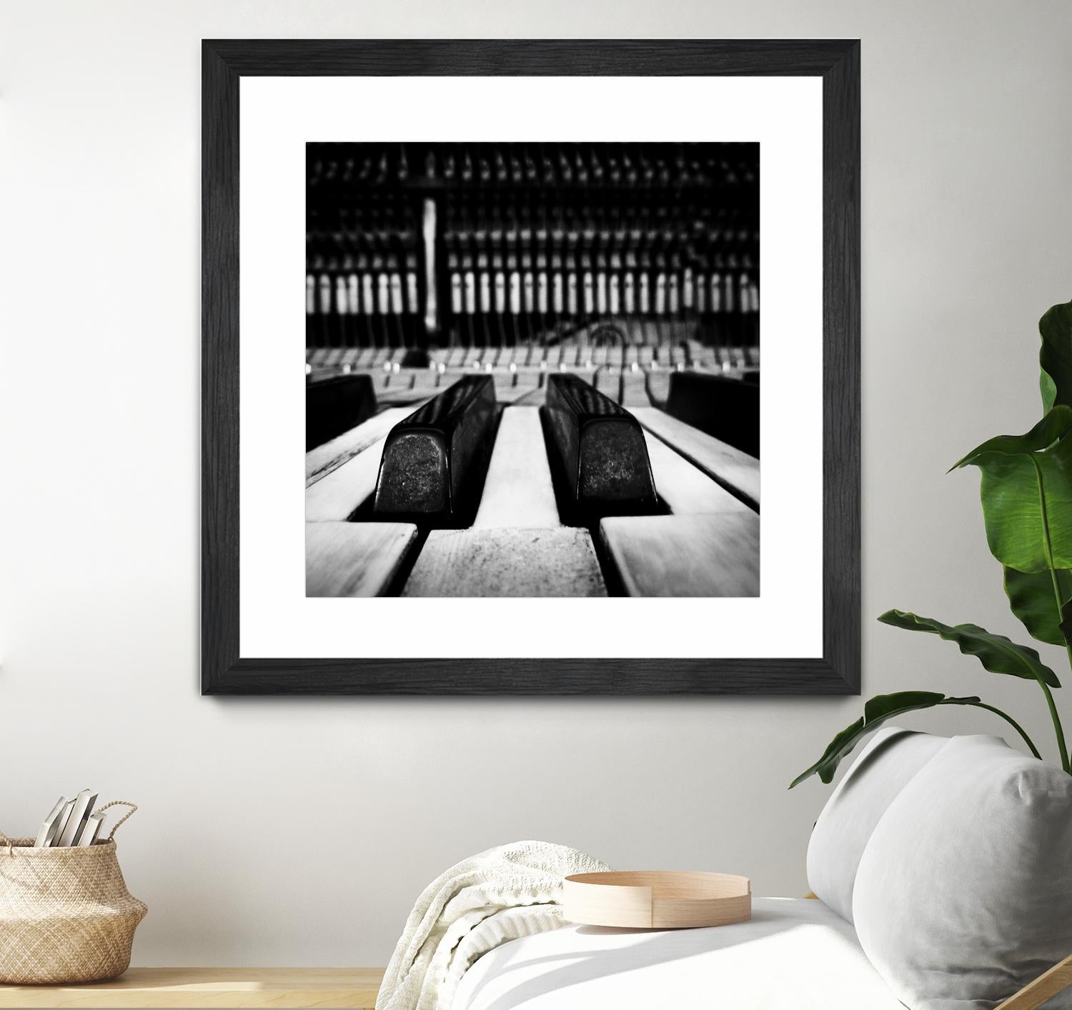 Piano XI by Jean-François Dupuis on GIANT ART - white black & white piano key
