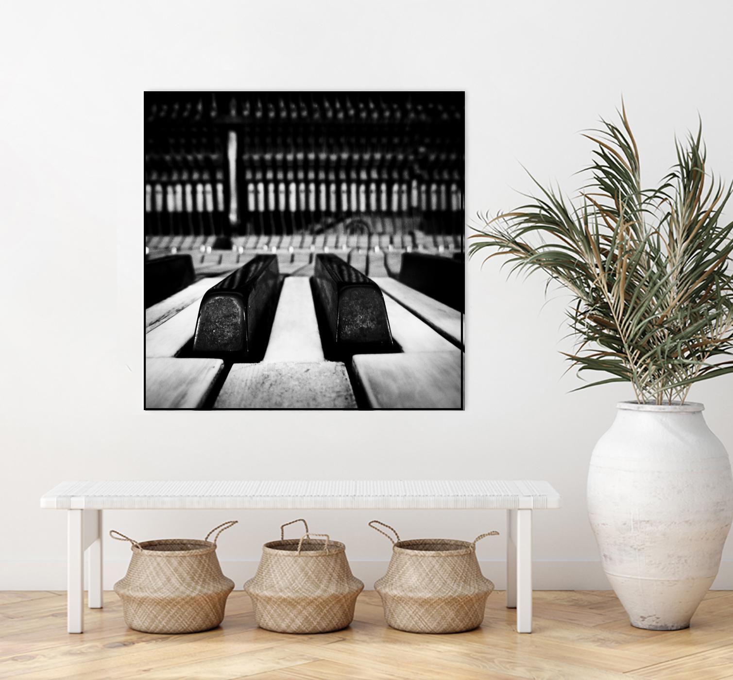 Piano XI by Jean-François Dupuis on GIANT ART - white black & white piano key