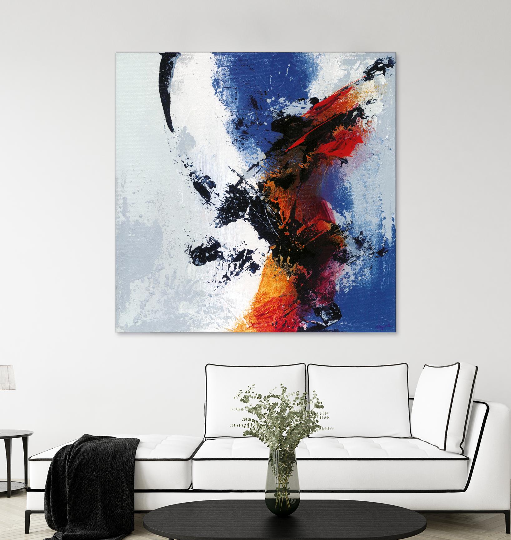 Envol by Roland Benoît on GIANT ART - red abstract