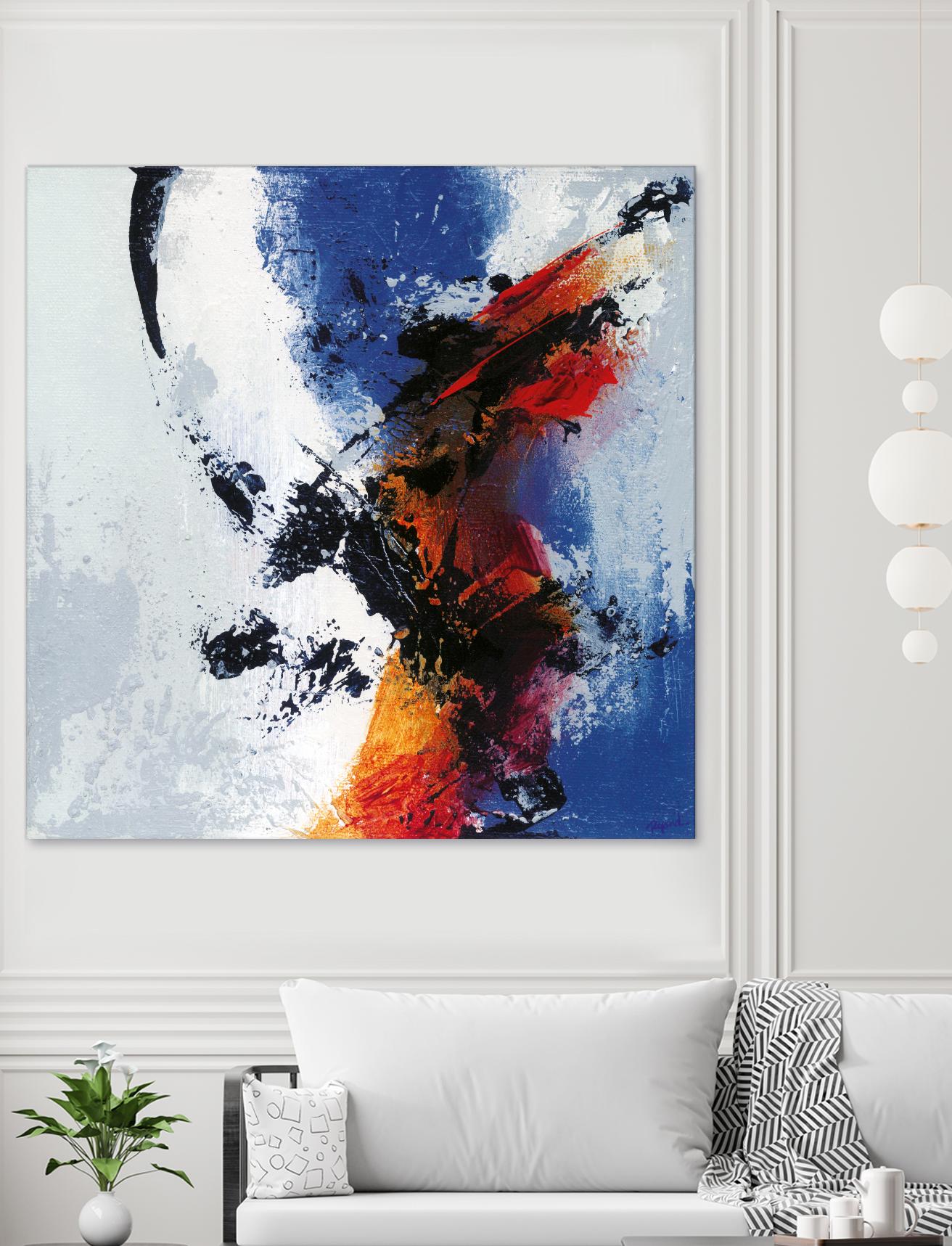 Envol by Roland Benoît on GIANT ART - red abstract