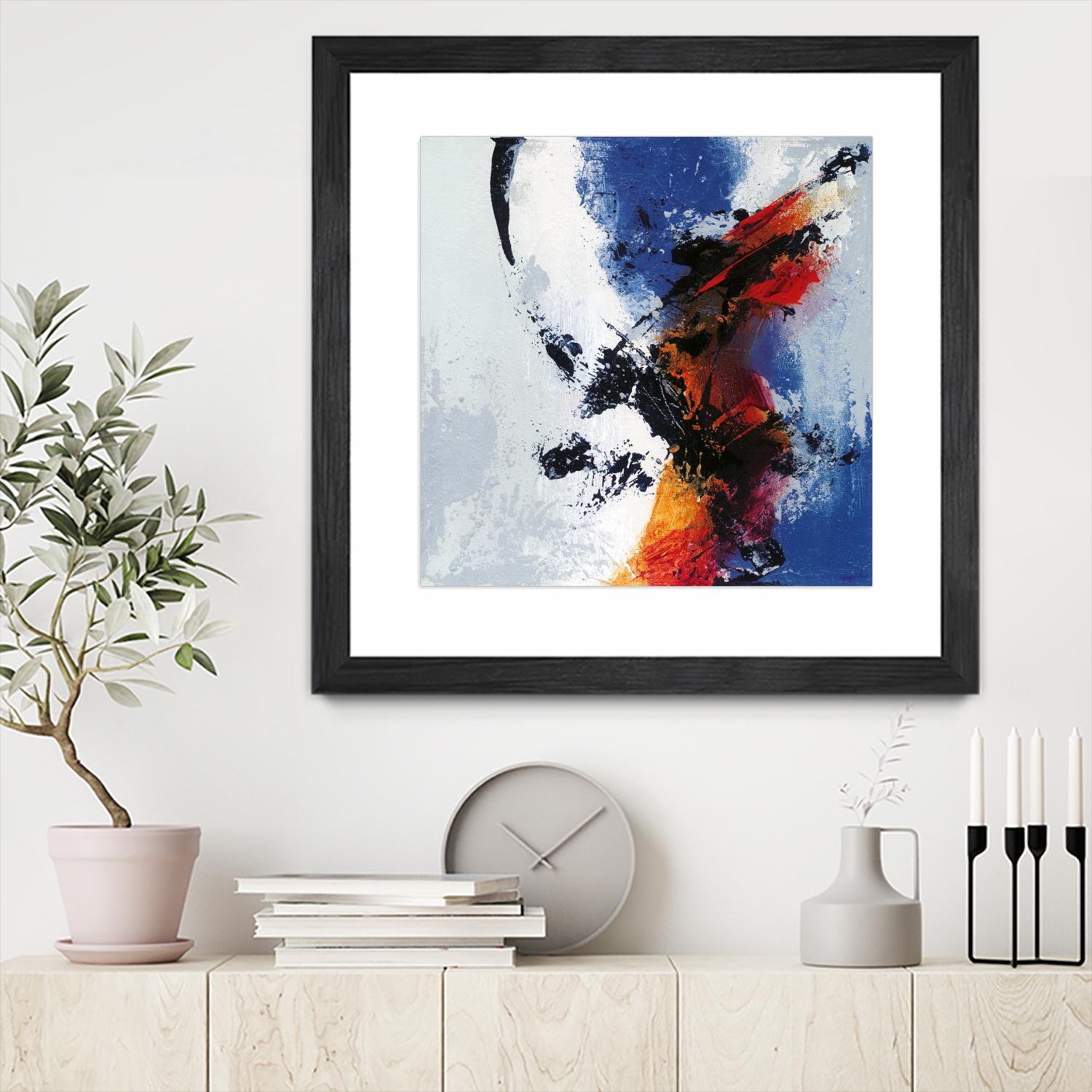 Envol by Roland Benoît on GIANT ART - red abstract