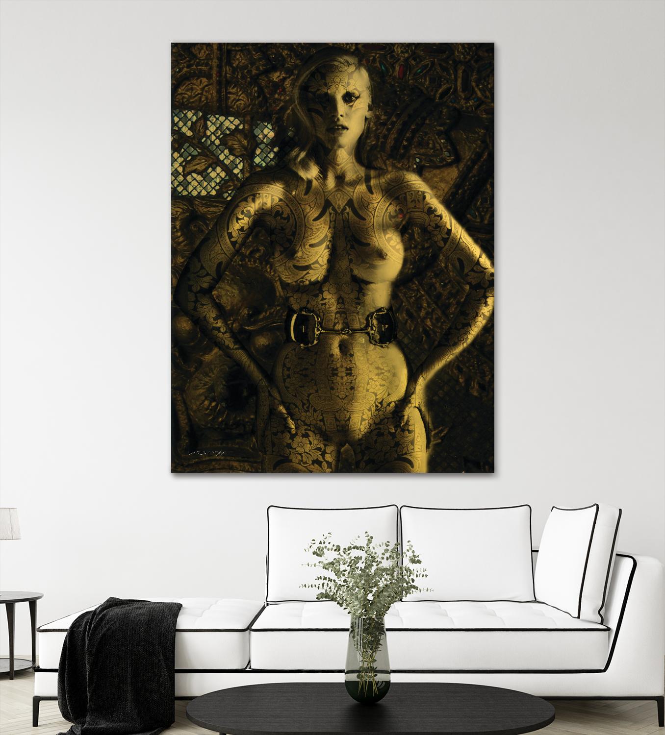 Gold Series Laura Stone by Daniel Stanford on GIANT ART - black photo art