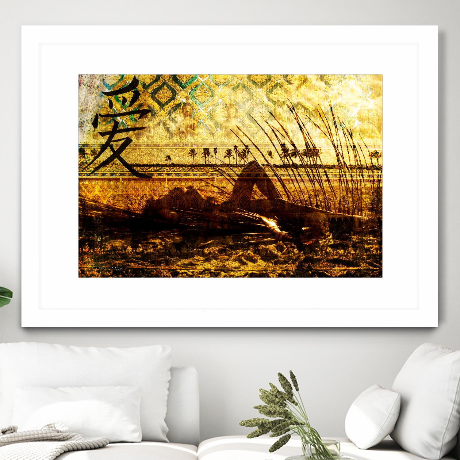 Ingrid Thai by Daniel Stanford on GIANT ART - yellow figurative quebec artists