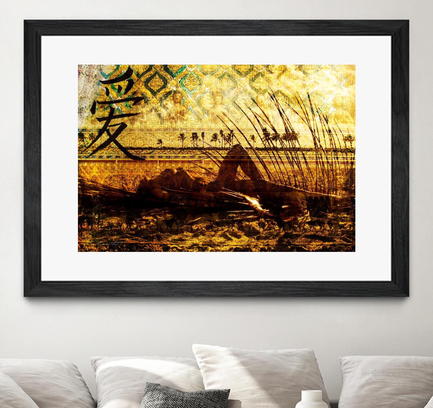 Ingrid Thai by Daniel Stanford on GIANT ART - yellow figurative quebec artists