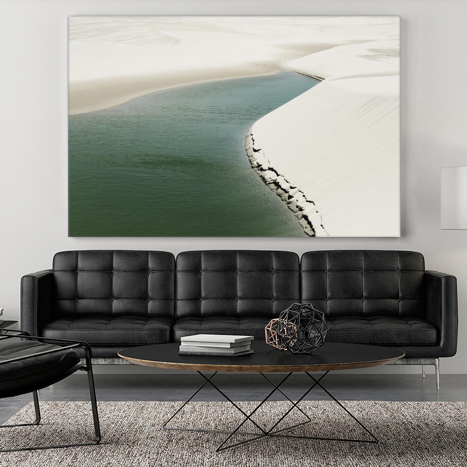 Pale Dunes by Daniel Stanford on GIANT ART - beige landscape