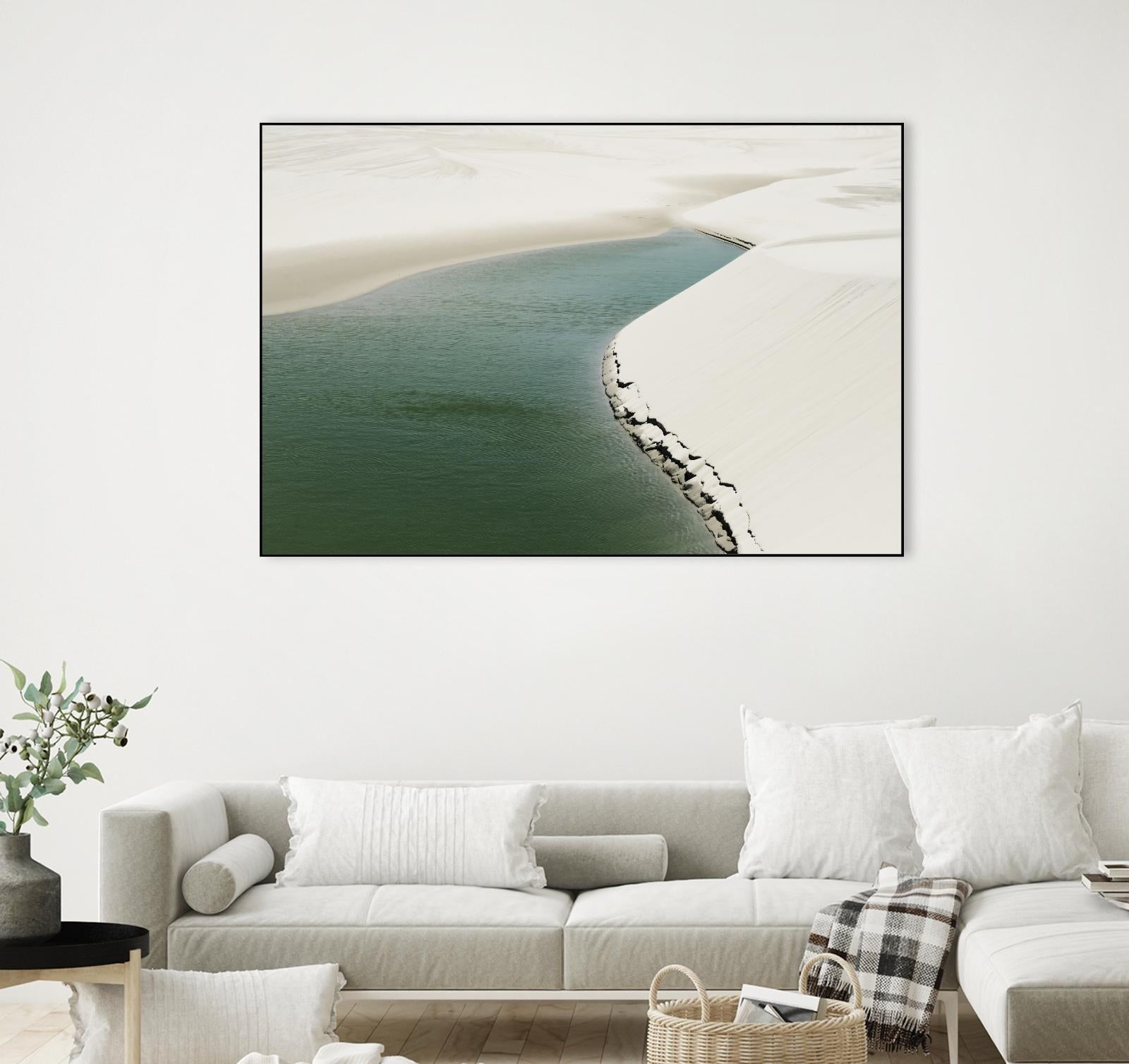 Pale Dunes by Daniel Stanford on GIANT ART - beige landscape