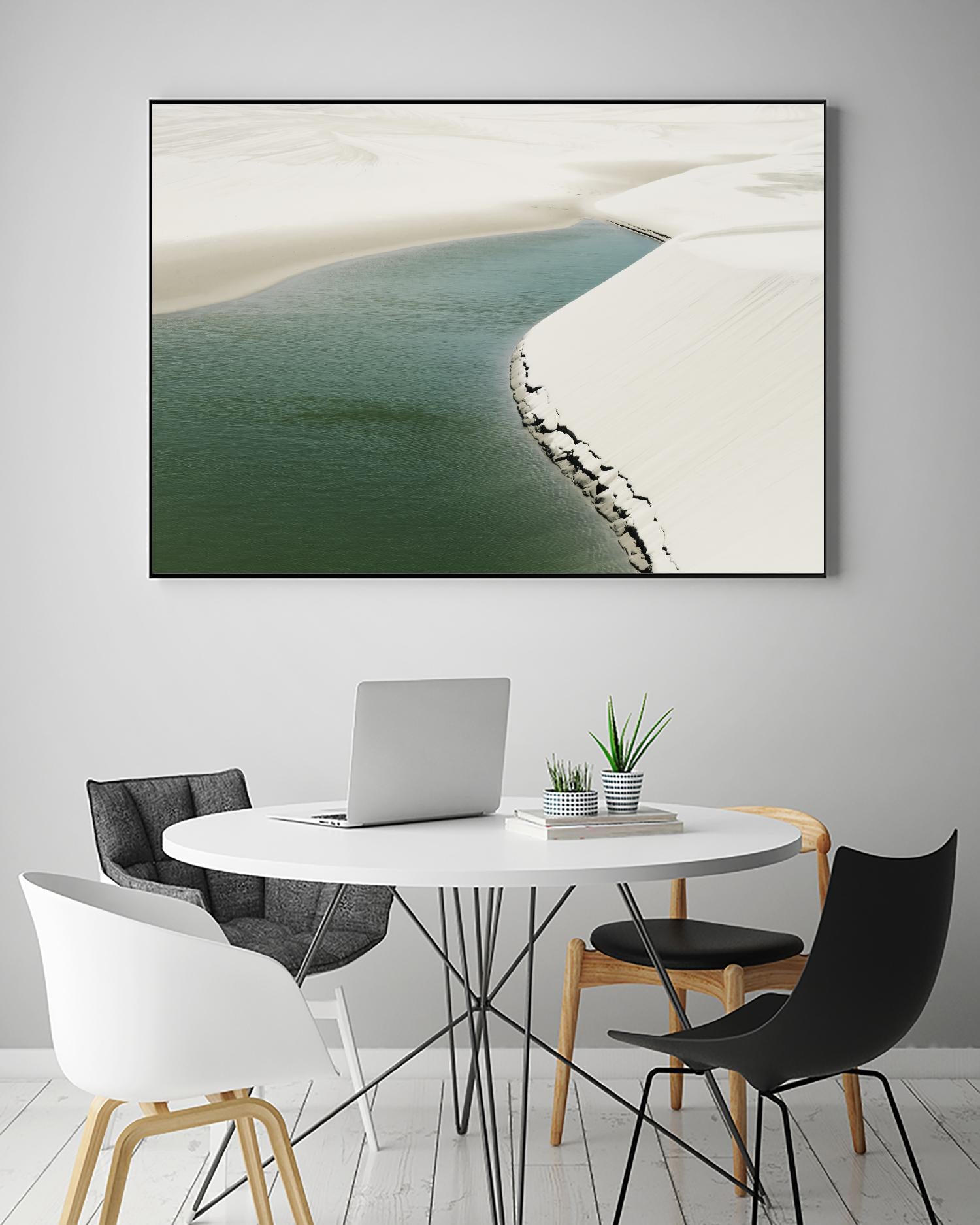 Pale Dunes by Daniel Stanford on GIANT ART - beige landscape