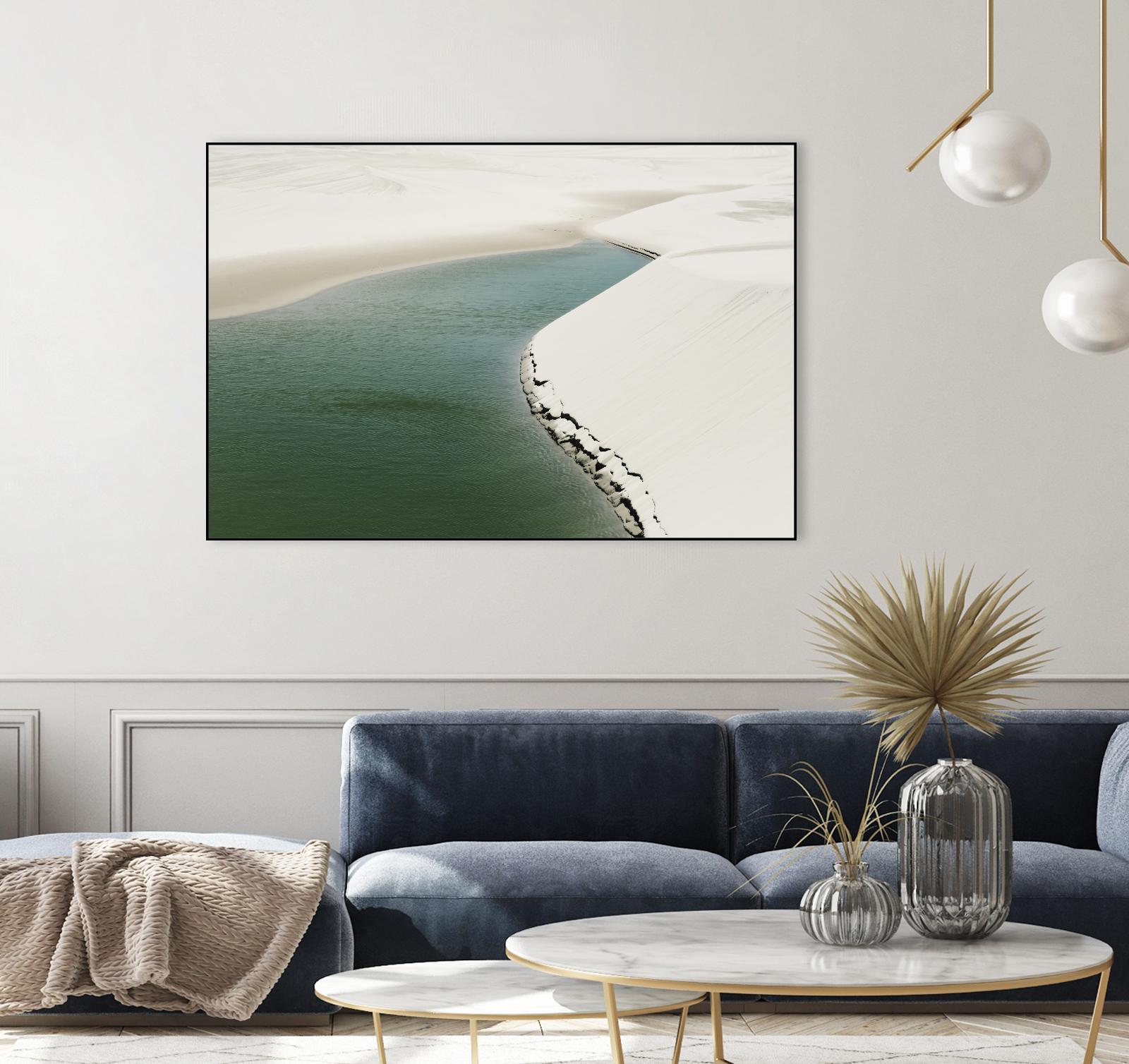 Pale Dunes by Daniel Stanford on GIANT ART - beige landscape