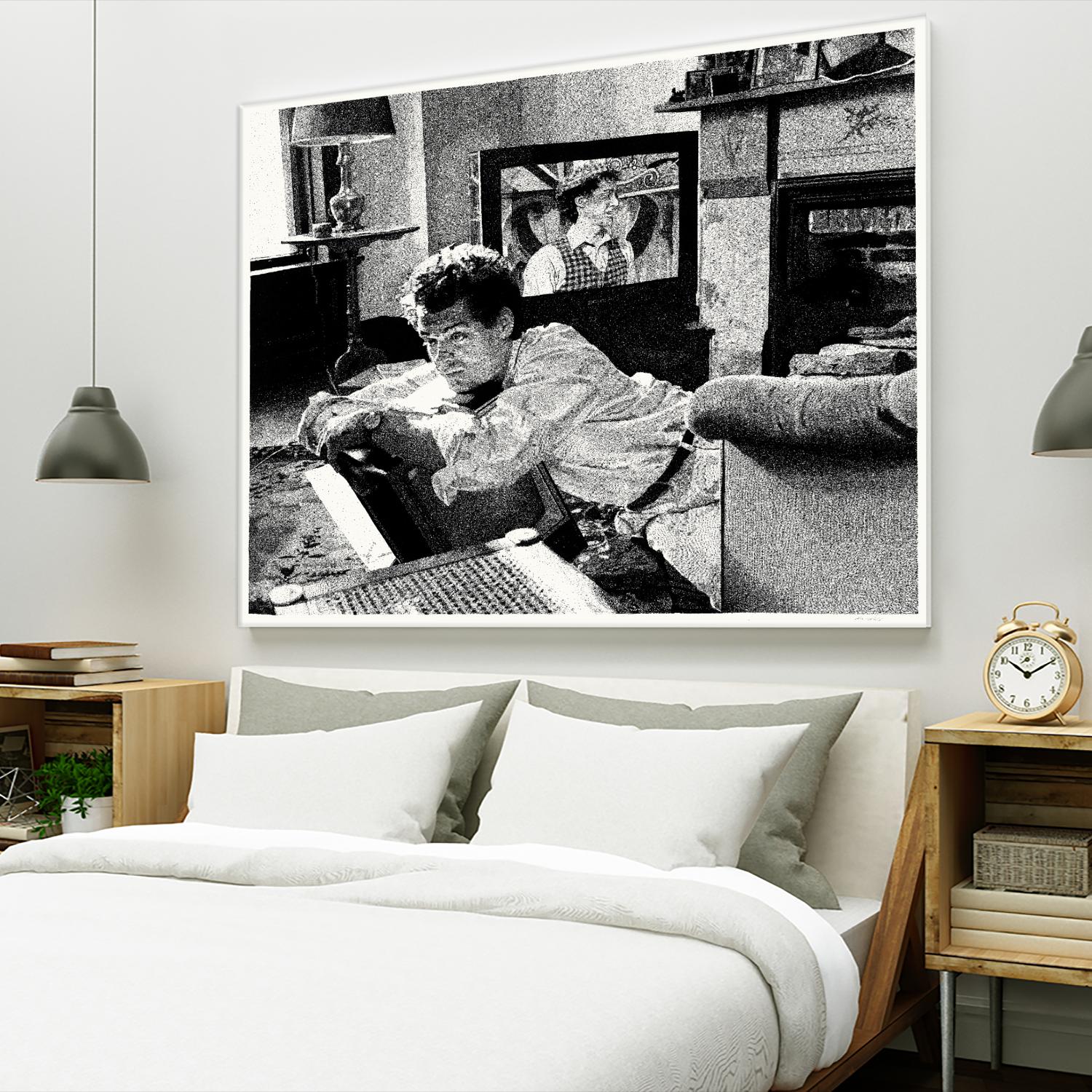 On television by Gill Alexander on GIANT ART - white men and women