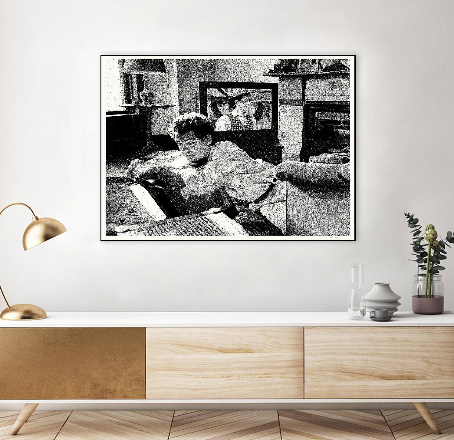 On television by Gill Alexander on GIANT ART - white men and women