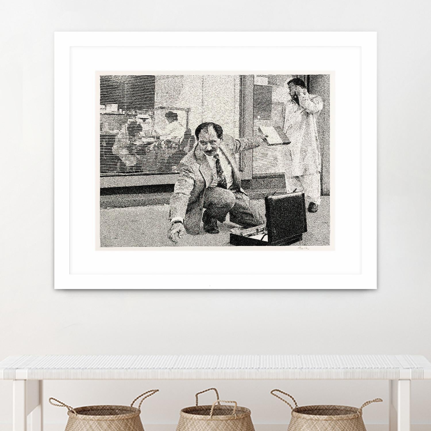 Reach by Gill Alexander on GIANT ART - white black & white hommes