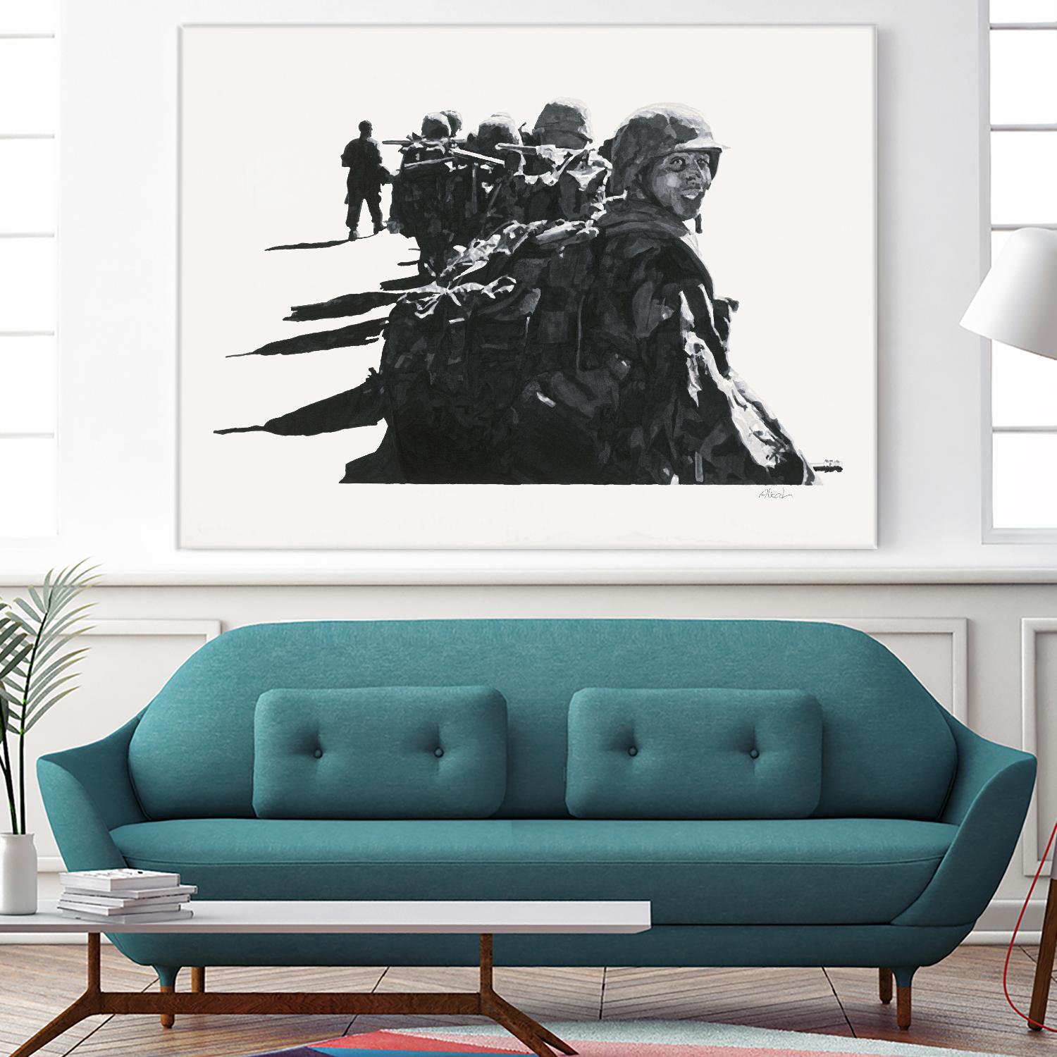 Last look by Gill Alexander on GIANT ART - white men and women