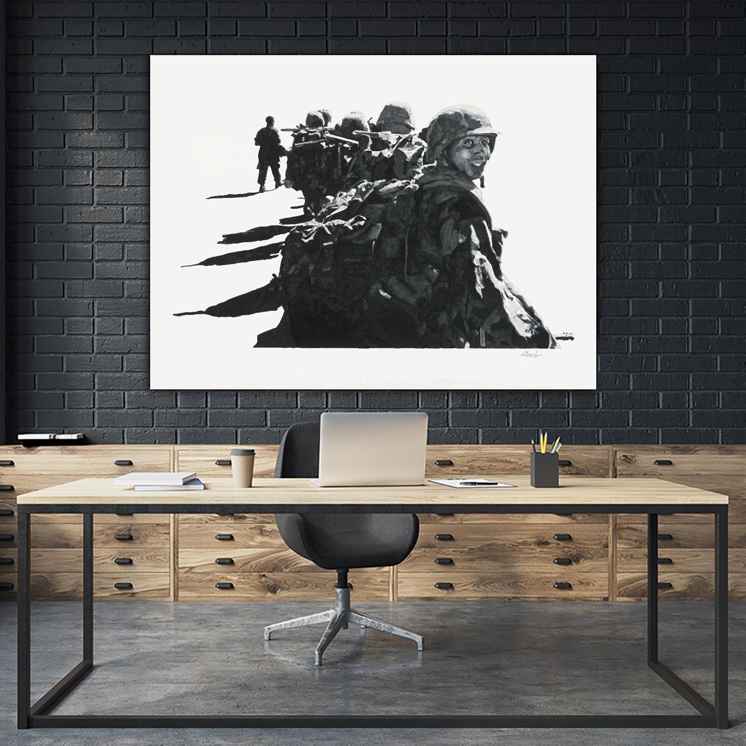 Last look by Gill Alexander on GIANT ART - white men and women