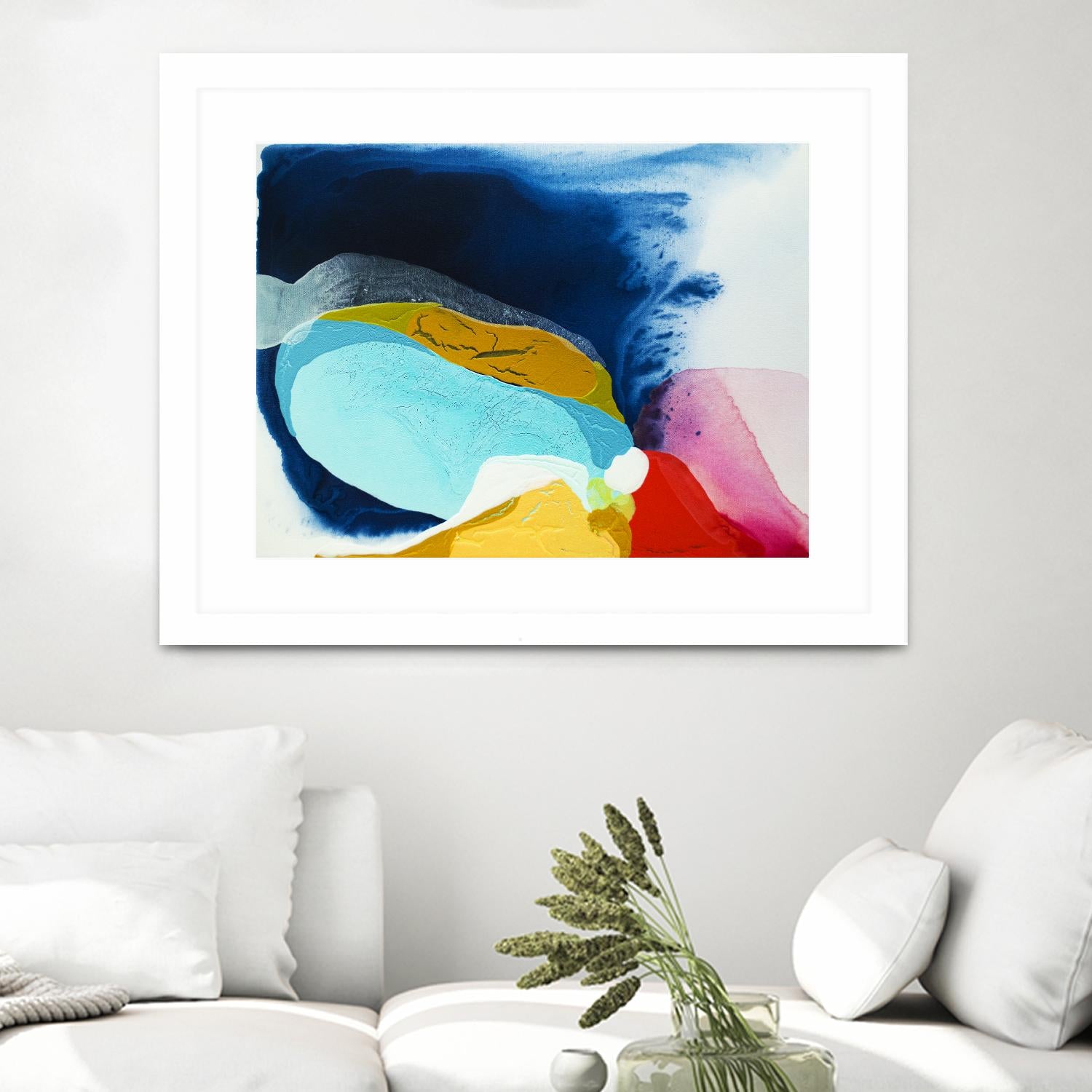 Maya IV by Claire Desjardins on GIANT ART - red abstract artistes du québec