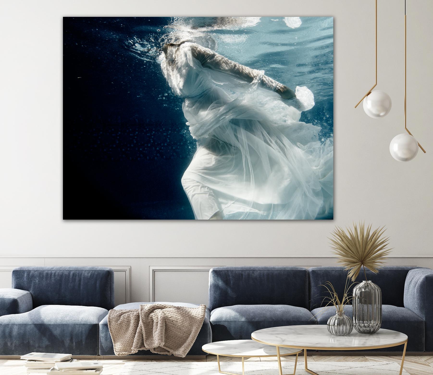 Approach by Peter Morneau on GIANT ART - white figurative ballerina