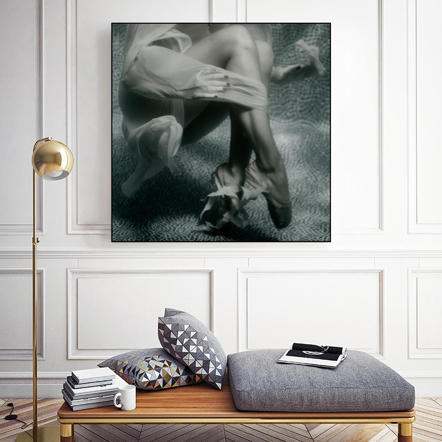 Float 2 by Peter Morneau on GIANT ART - black figurative ballerine