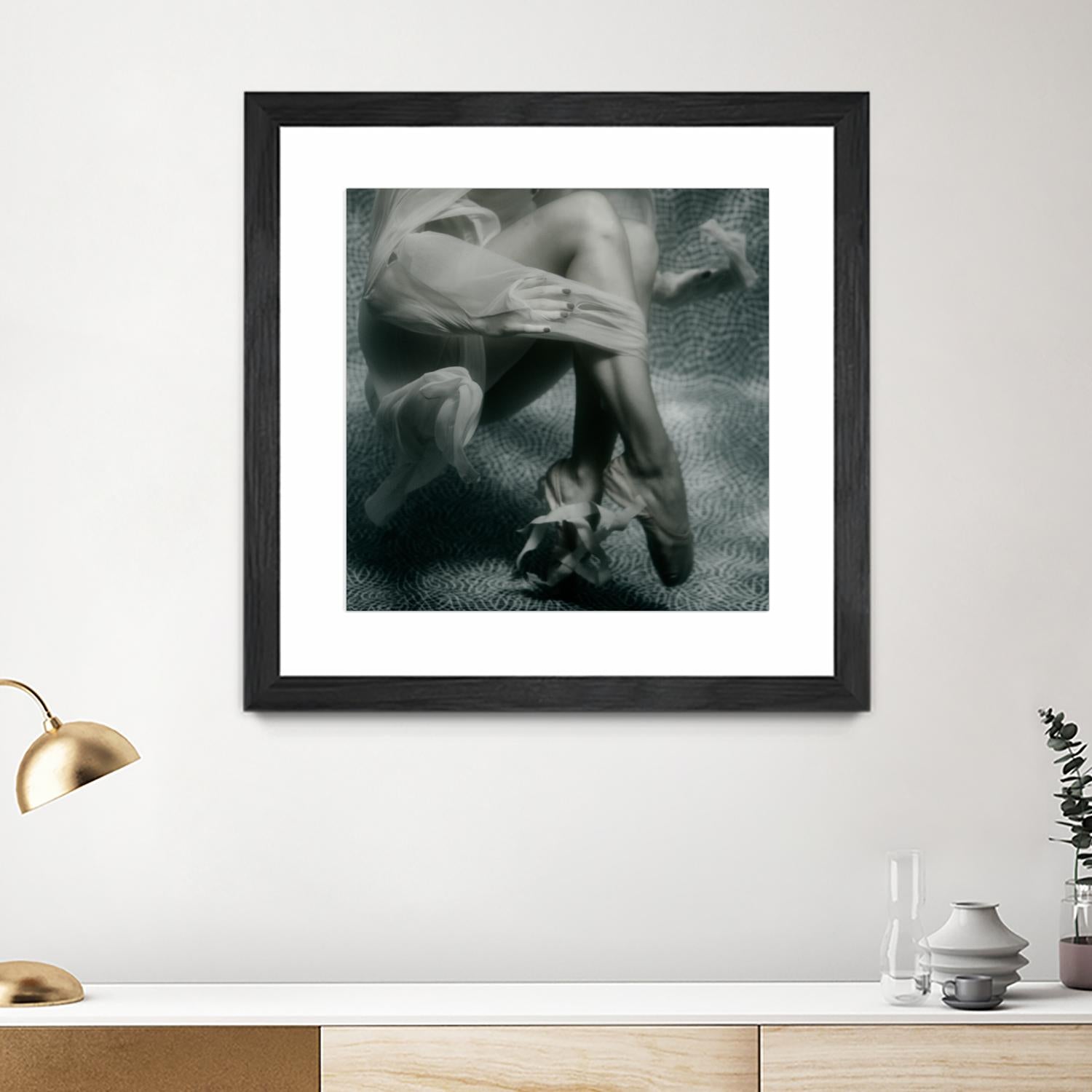 Float 2 by Peter Morneau on GIANT ART - black figurative ballerine