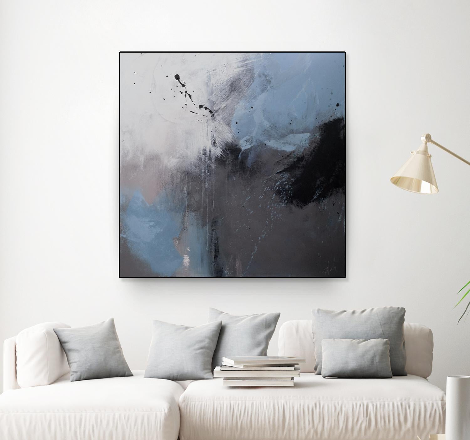 Compatible by Roland Benoît on GIANT ART - grey abstract